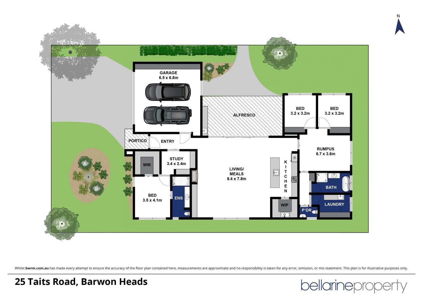 Floorplan of Homely house listing, 25 Taits Road, Barwon Heads VIC 3227
