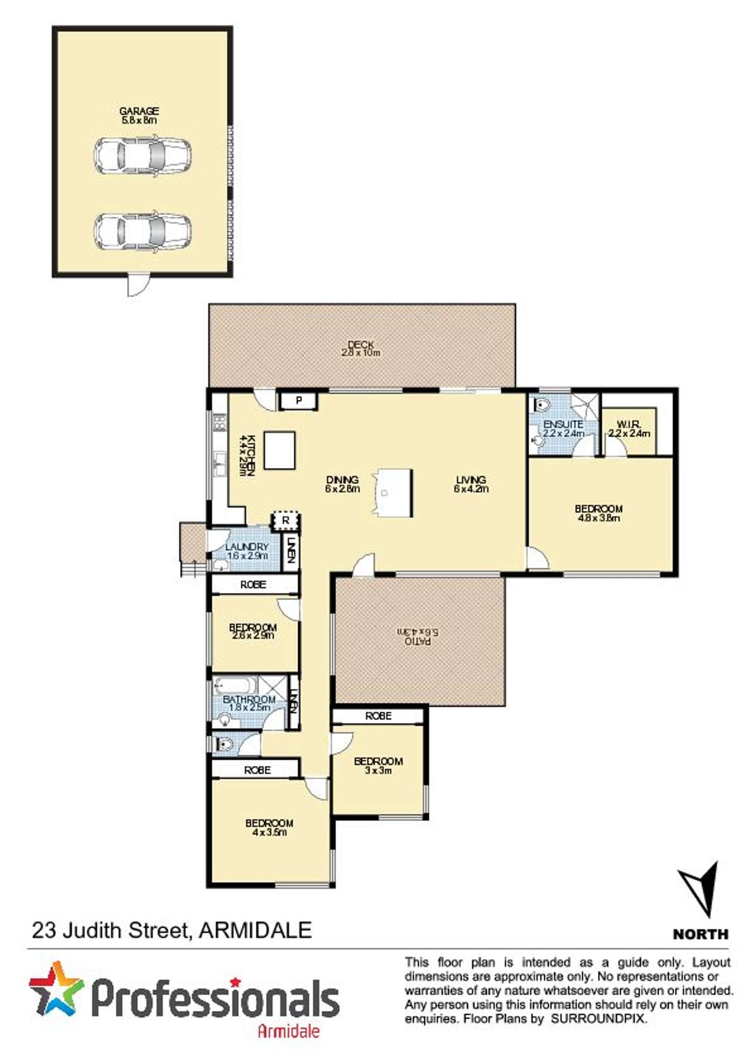 Floorplan of Homely house listing, 23 Judith Street, Armidale NSW 2350