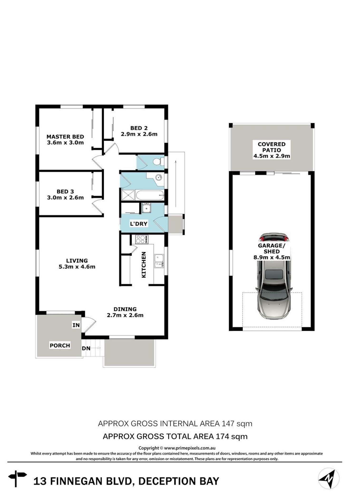 Floorplan of Homely house listing, 13 Finnegan Boulevard, Deception Bay QLD 4508