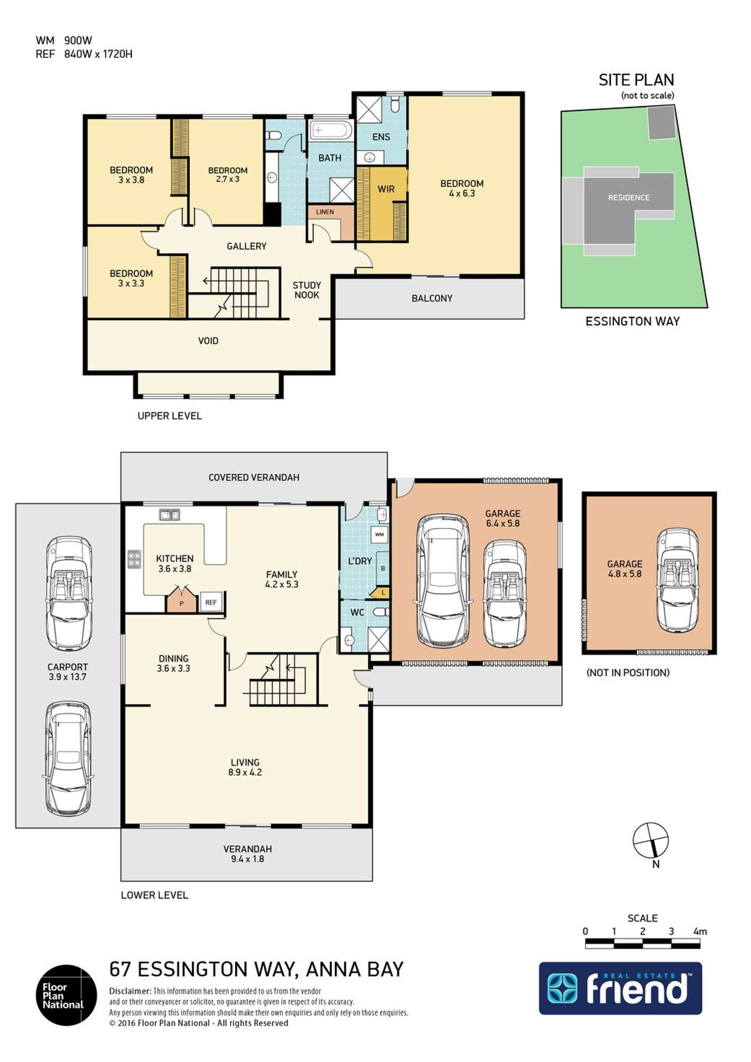 Floorplan of Homely house listing, 67 Essington Way, Anna Bay NSW 2316