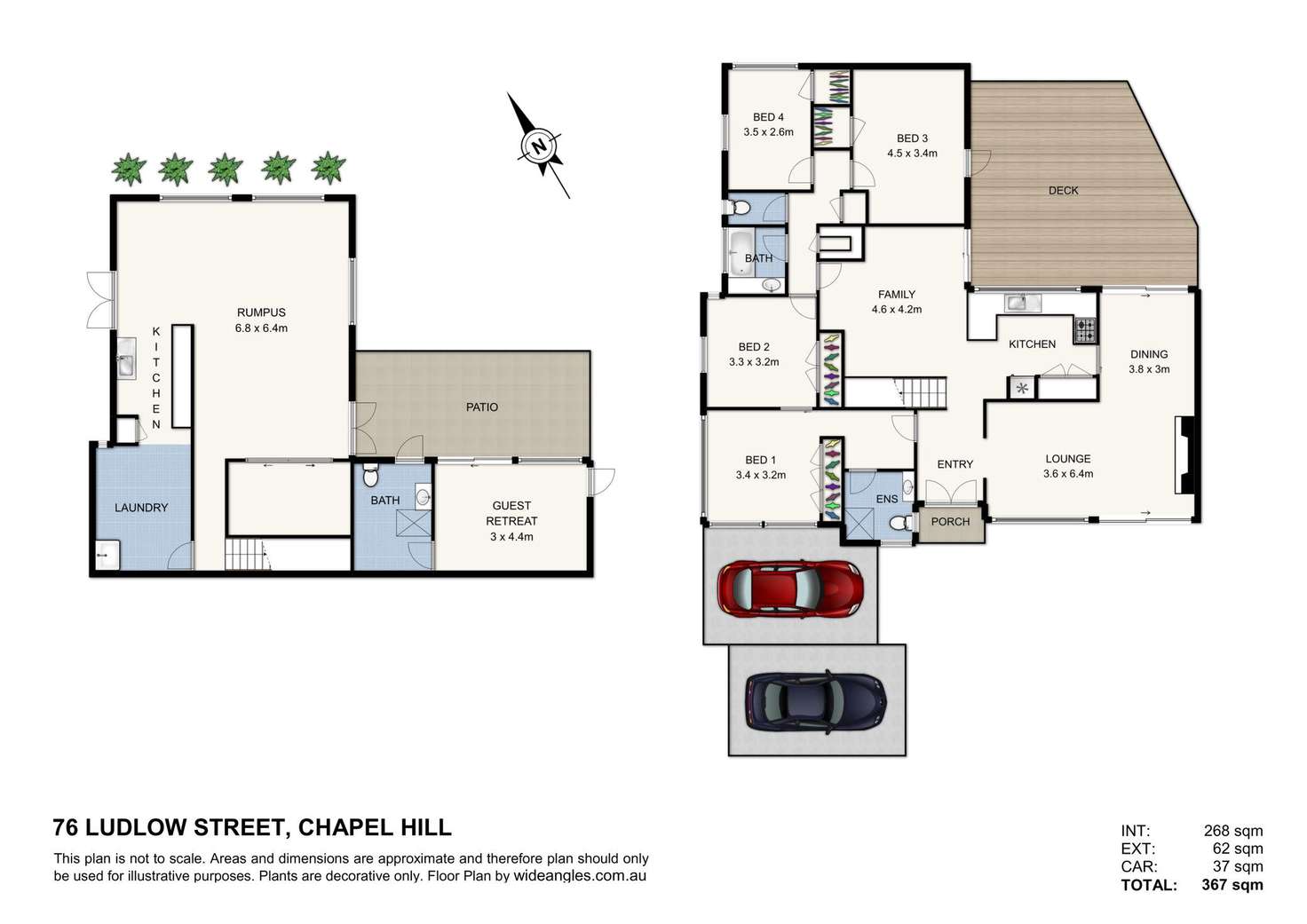 Floorplan of Homely house listing, 76 Ludlow St, Chapel Hill QLD 4069