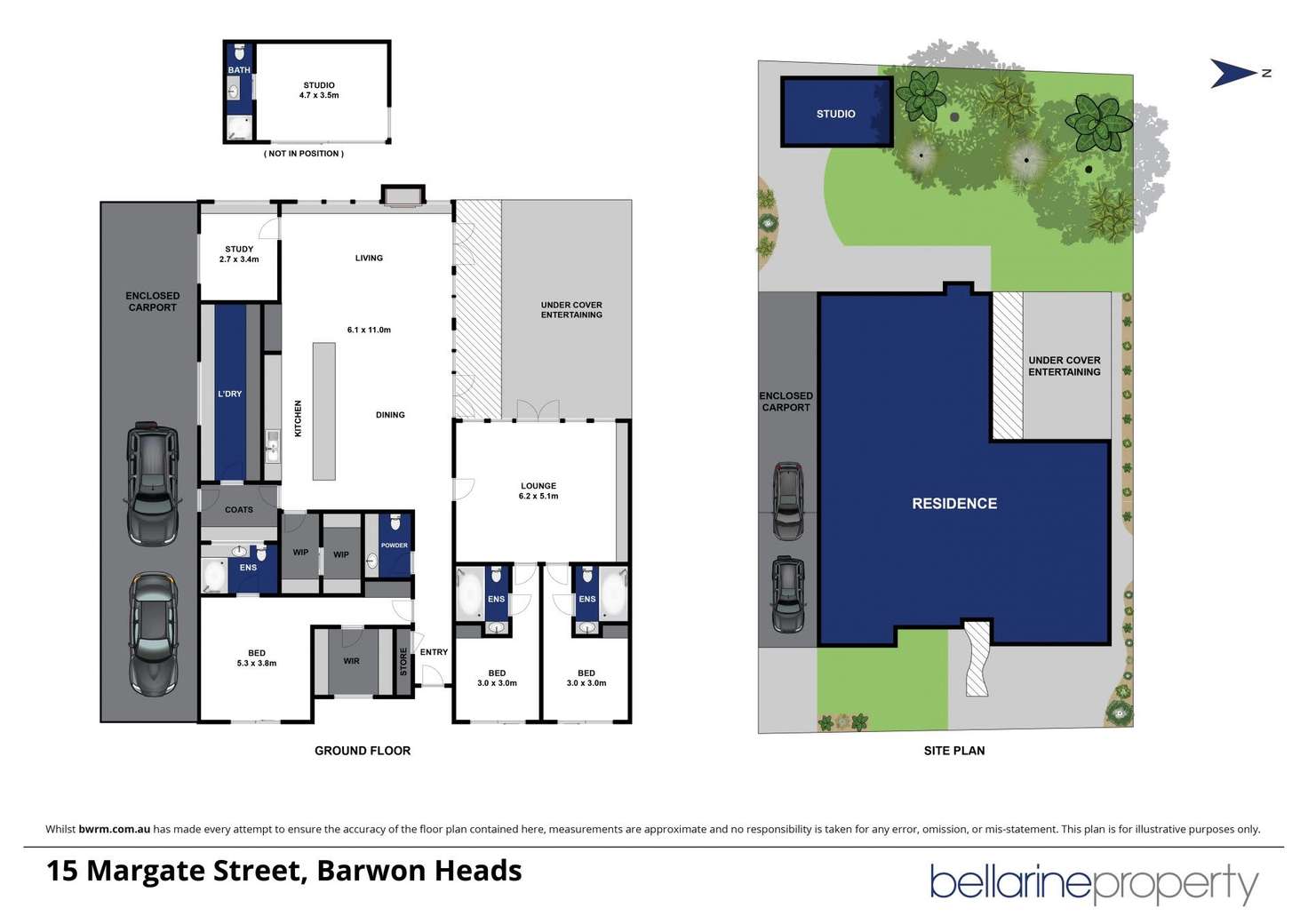 Floorplan of Homely house listing, 15 Margate Street, Barwon Heads VIC 3227