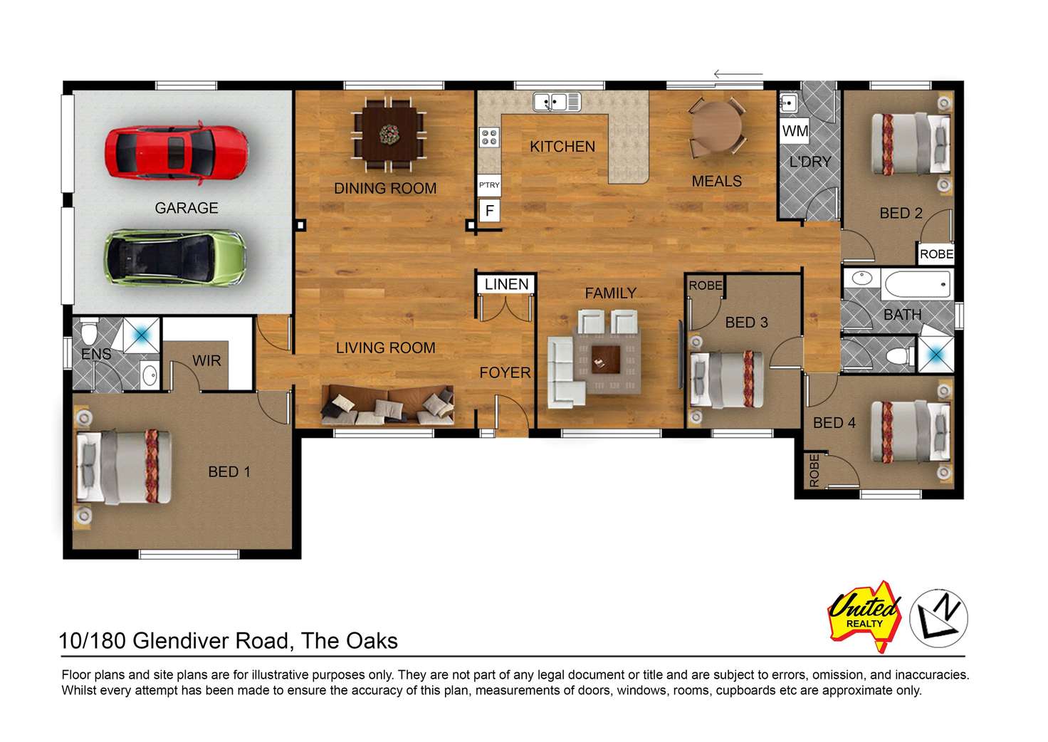 Floorplan of Homely house listing, 10/180 Glendiver Road, The Oaks NSW 2570