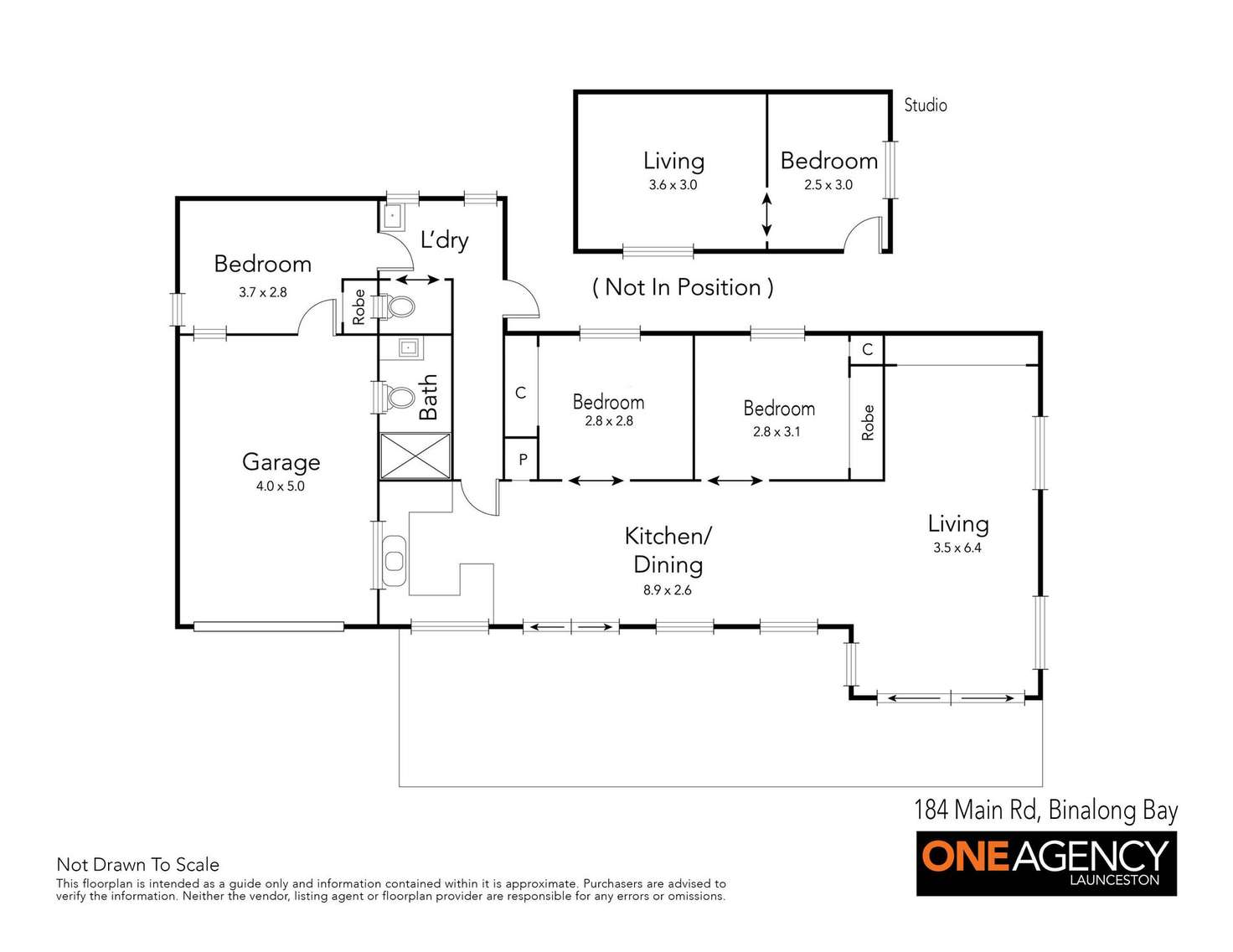 Floorplan of Homely house listing, 184 Main Road, Binalong Bay TAS 7216