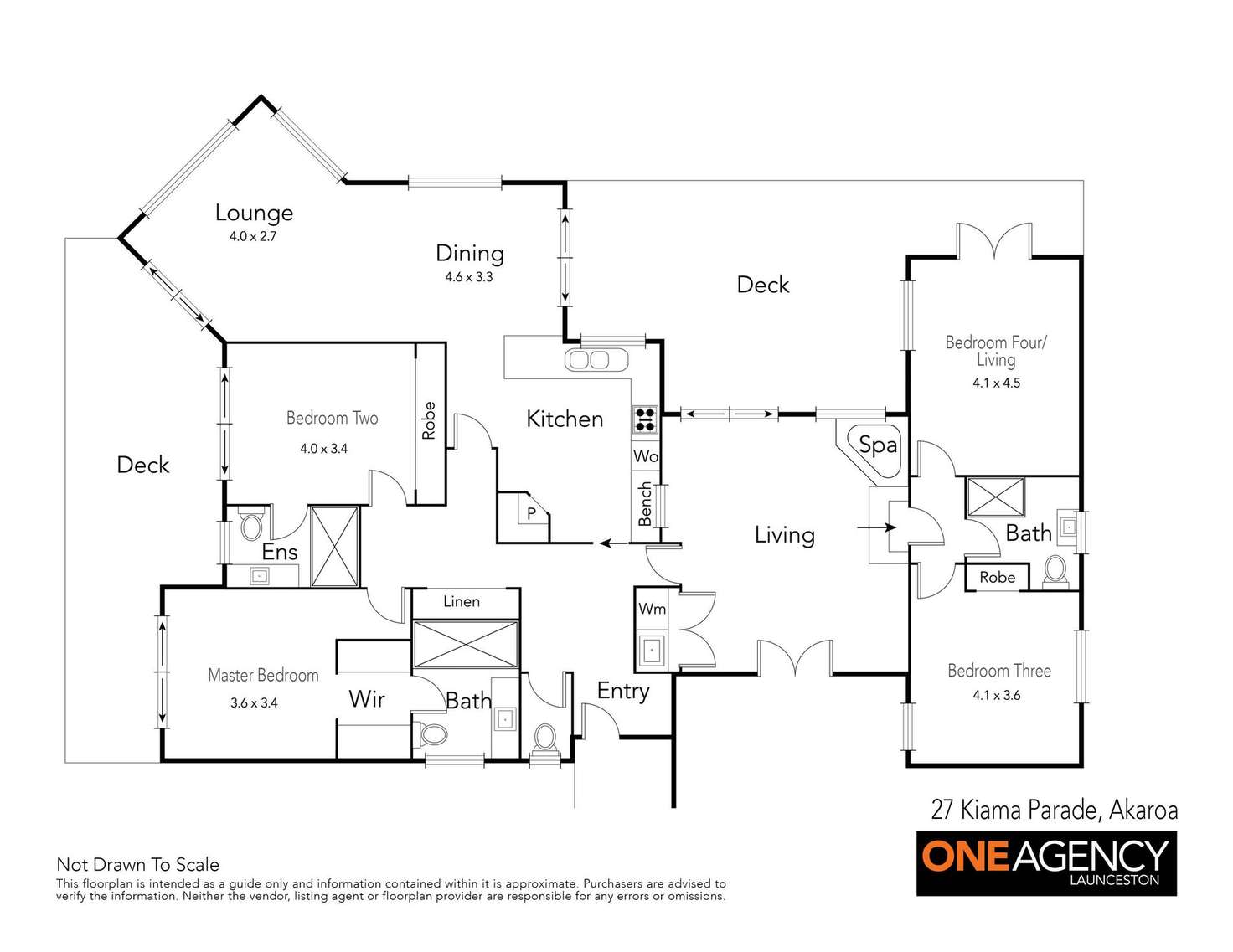 Floorplan of Homely house listing, 27 Kiama Parade, Akaroa TAS 7216