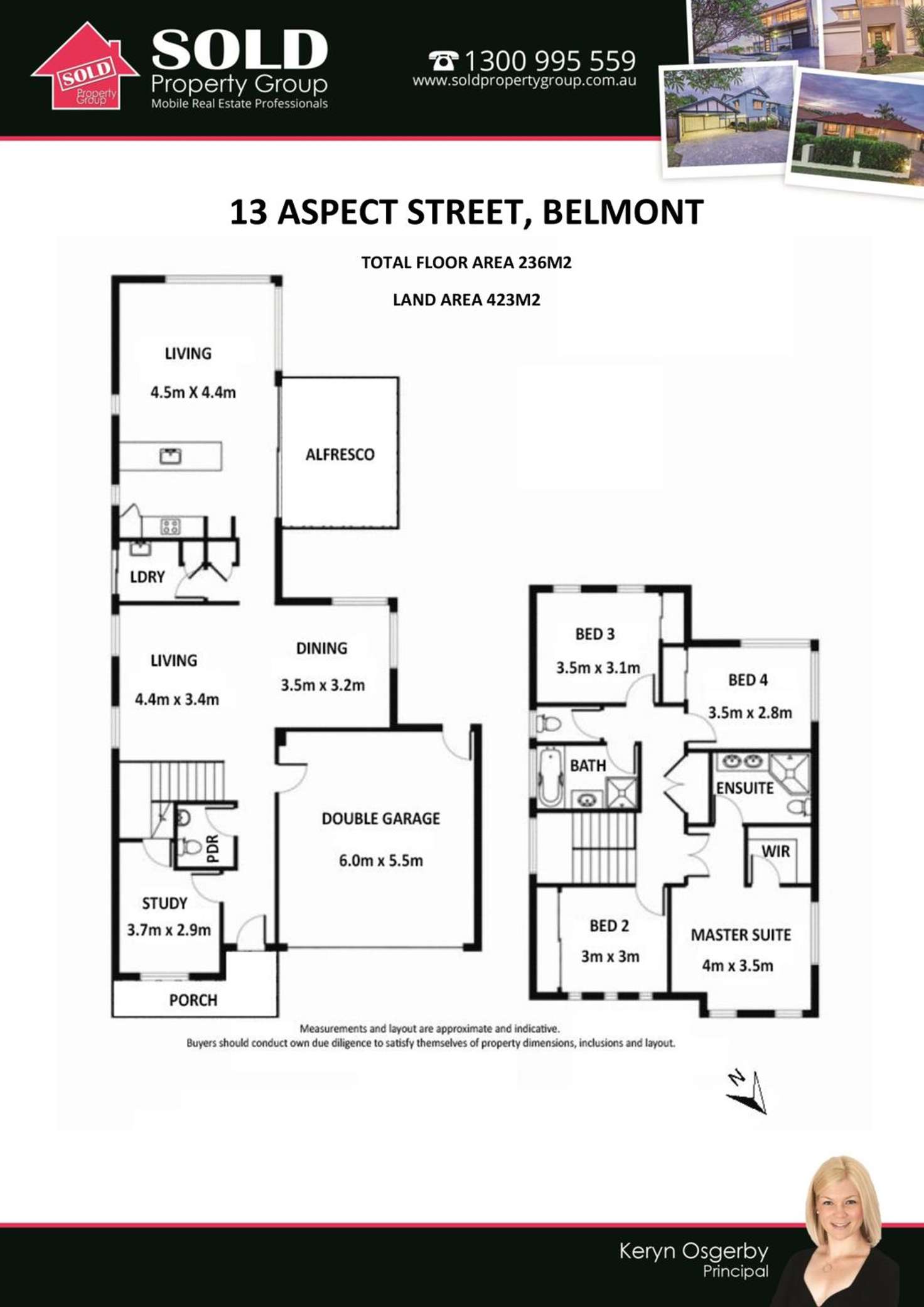 Floorplan of Homely house listing, 13 Aspect Street, Belmont QLD 4153