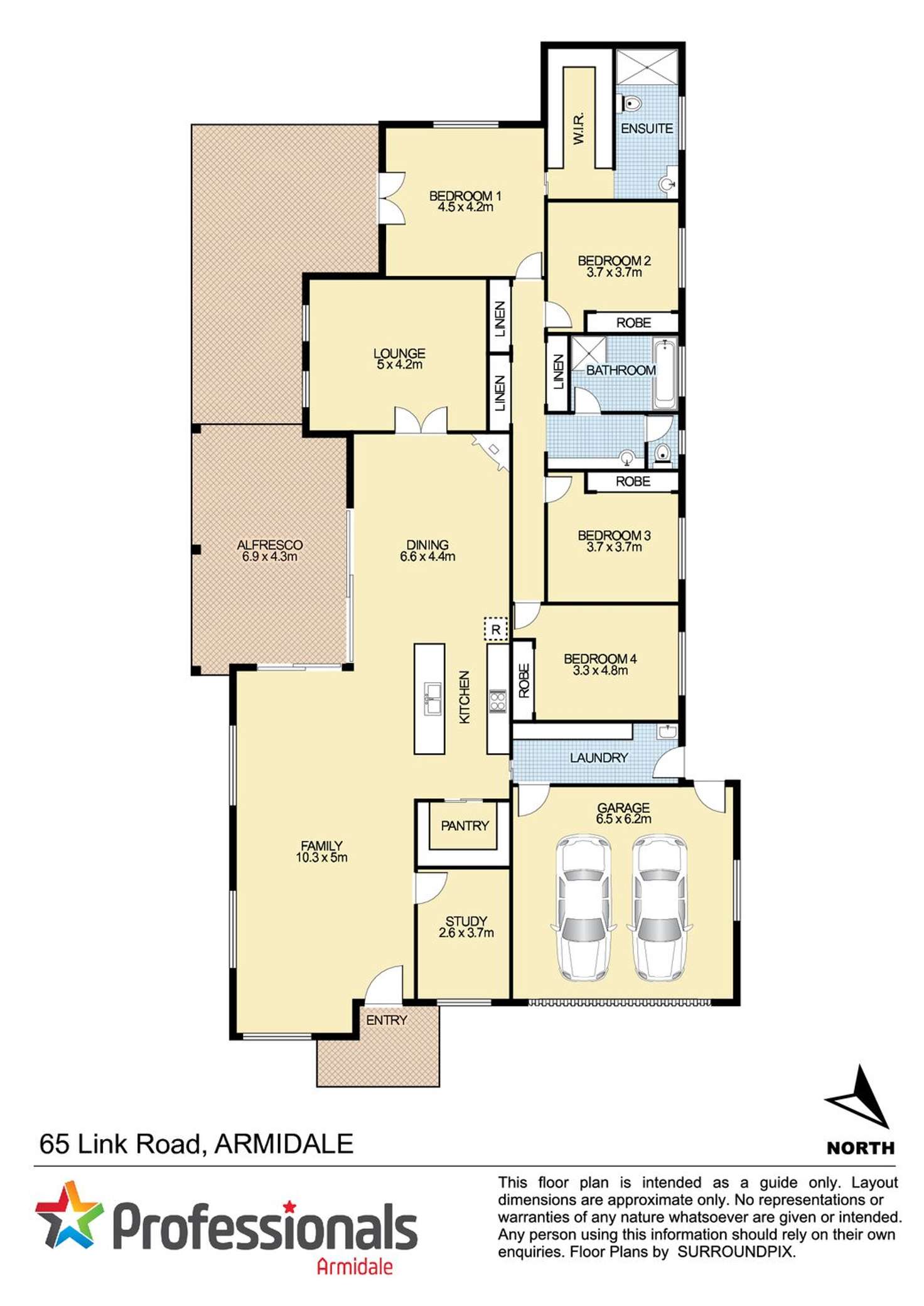 Floorplan of Homely house listing, 65 Link Road, Armidale NSW 2350