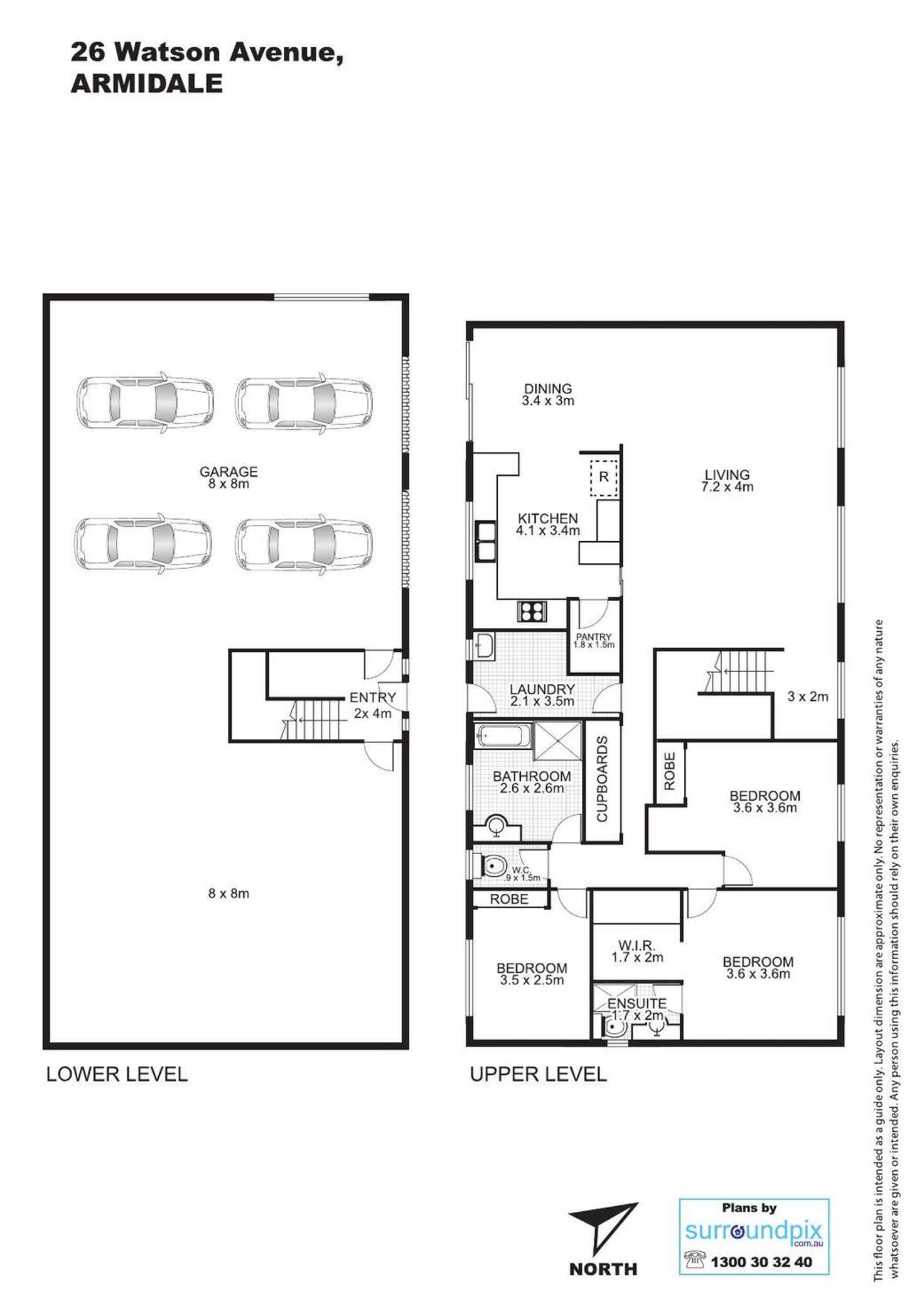 Floorplan of Homely house listing, 26 Watson Avenue, Armidale NSW 2350