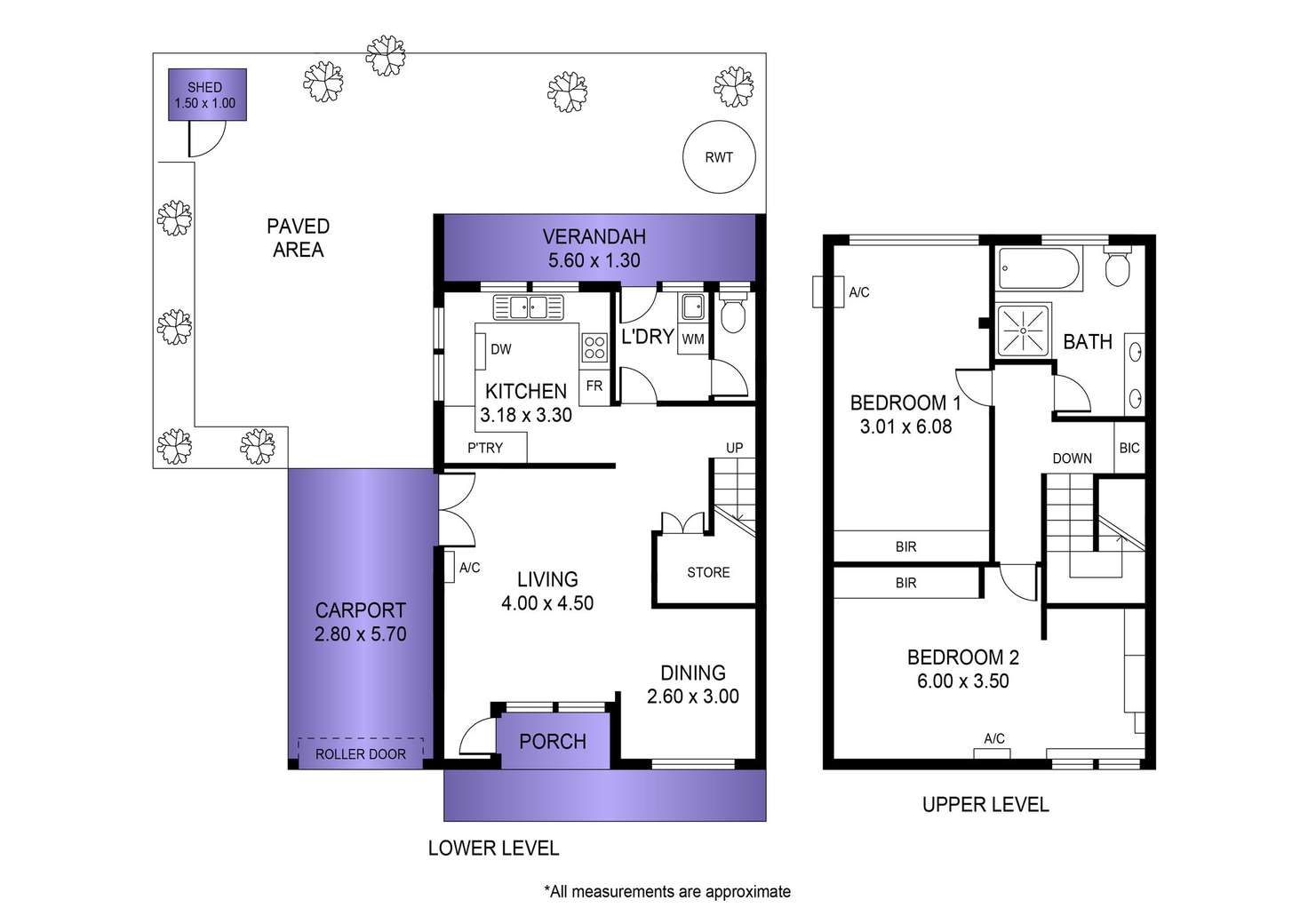 Floorplan of Homely townhouse listing, 1/326 Fullarton Road, Fullarton SA 5063
