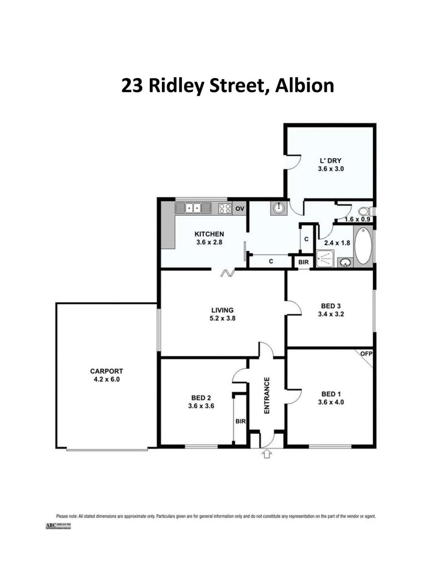 Floorplan of Homely house listing, 23 Ridley Street, Albion VIC 3020