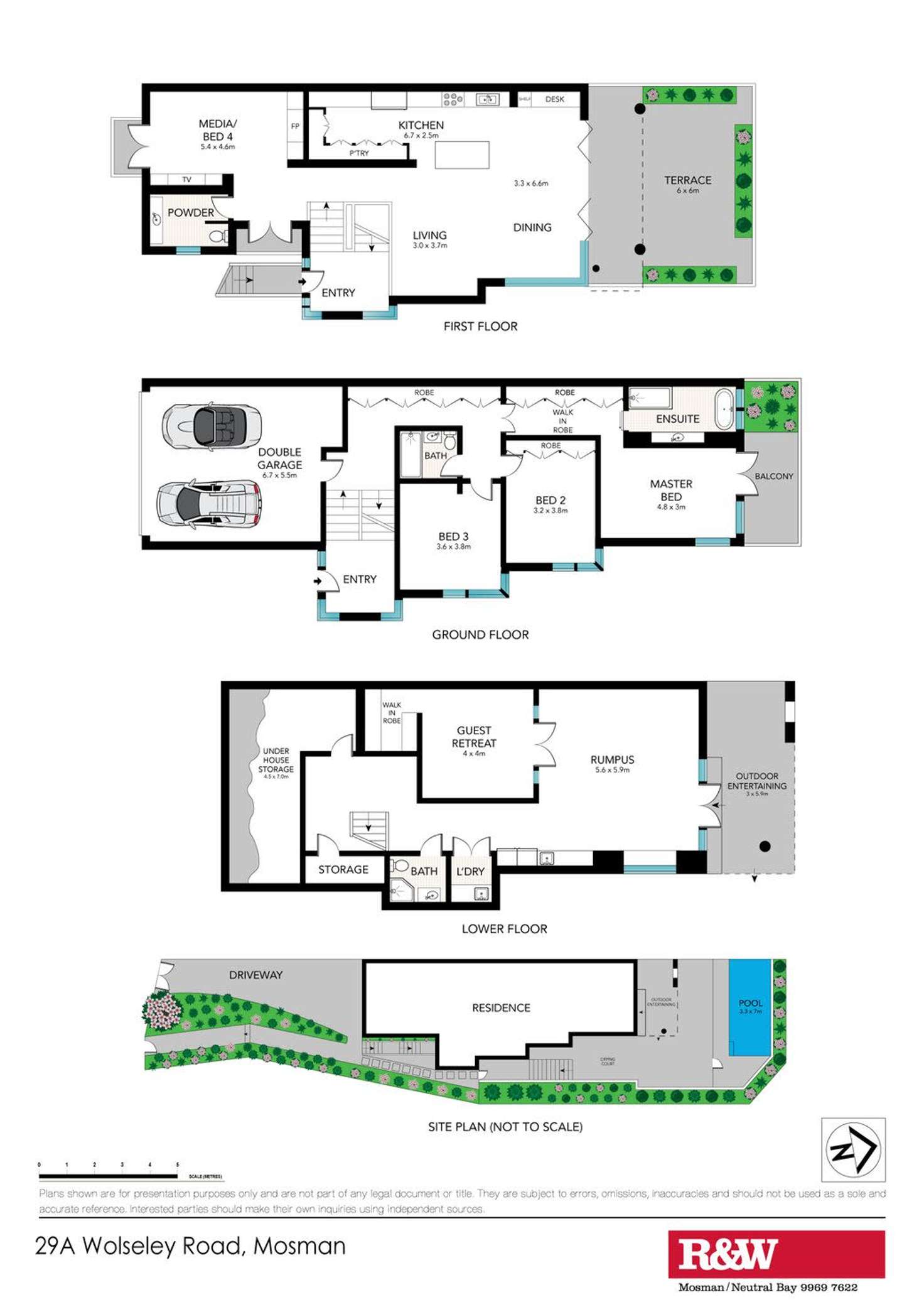 Floorplan of Homely house listing, 29A Wolseley Road, Mosman NSW 2088