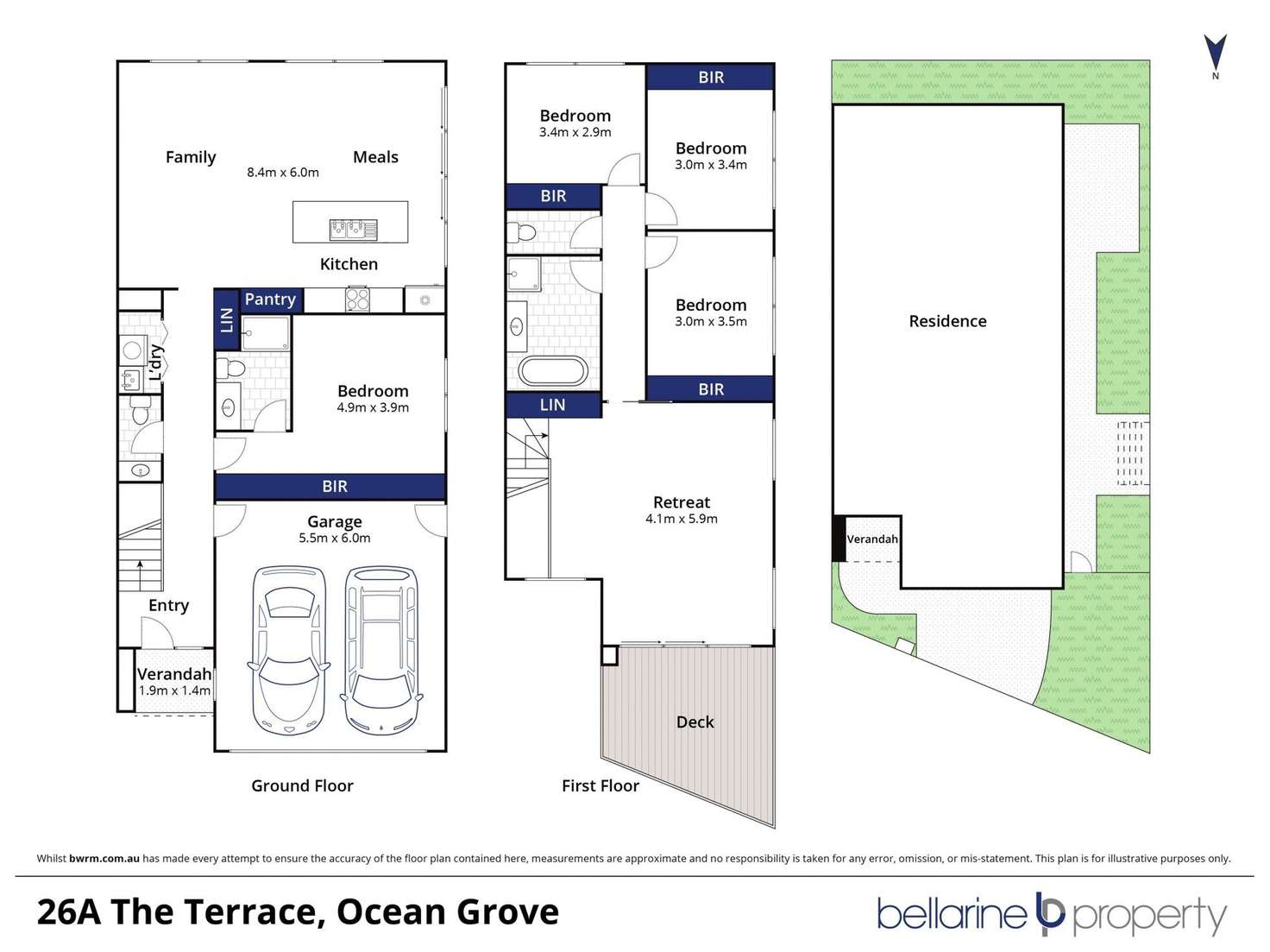 Floorplan of Homely townhouse listing, 26a The Terrace, Ocean Grove VIC 3226