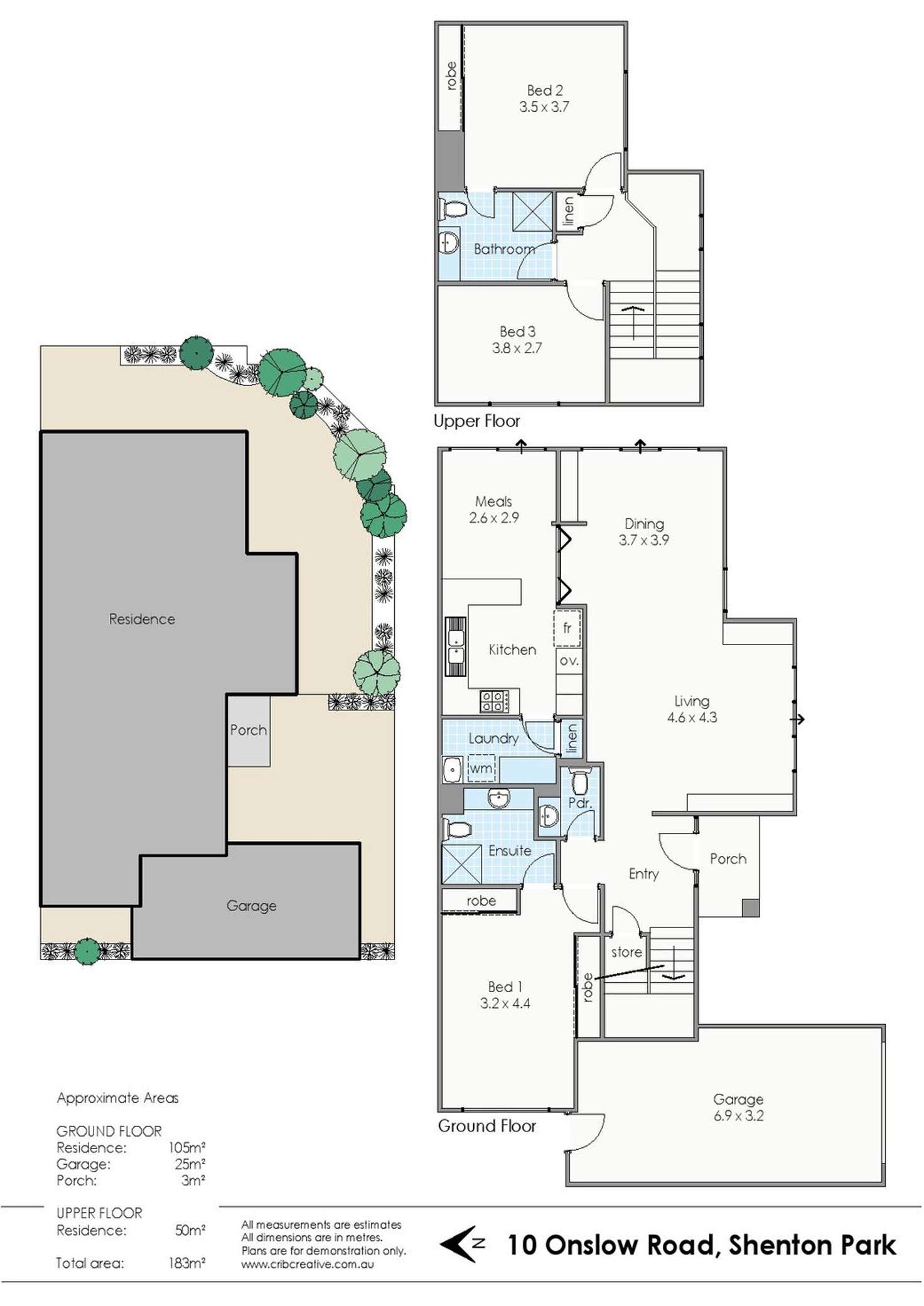 Floorplan of Homely house listing, 10 Onslow Road, Shenton Park WA 6008