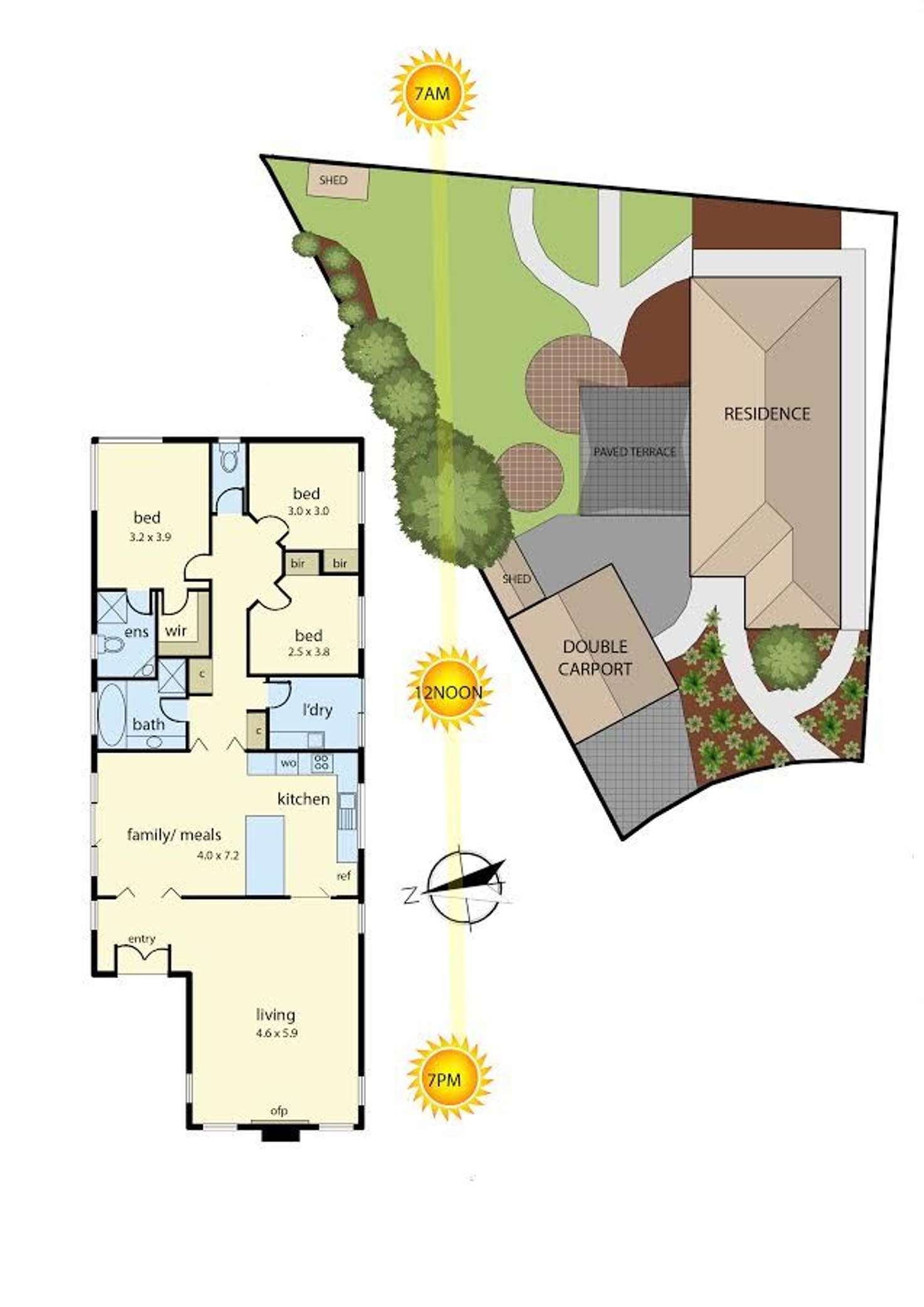 Floorplan of Homely house listing, 10 Burlorn Court, Carrum Downs VIC 3201