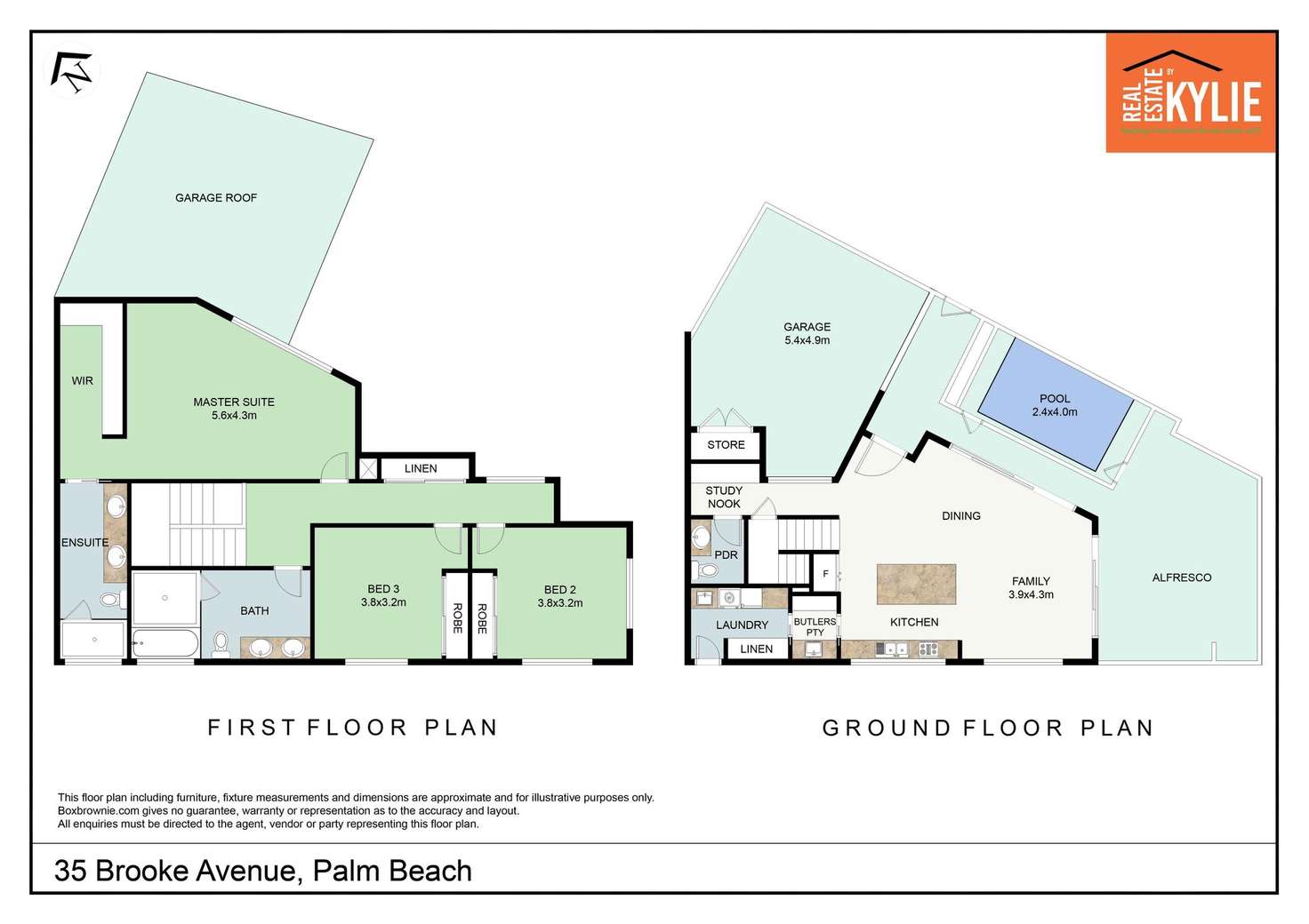 Floorplan of Homely semiDetached listing, 35 Brooke Avenue, Palm Beach QLD 4221