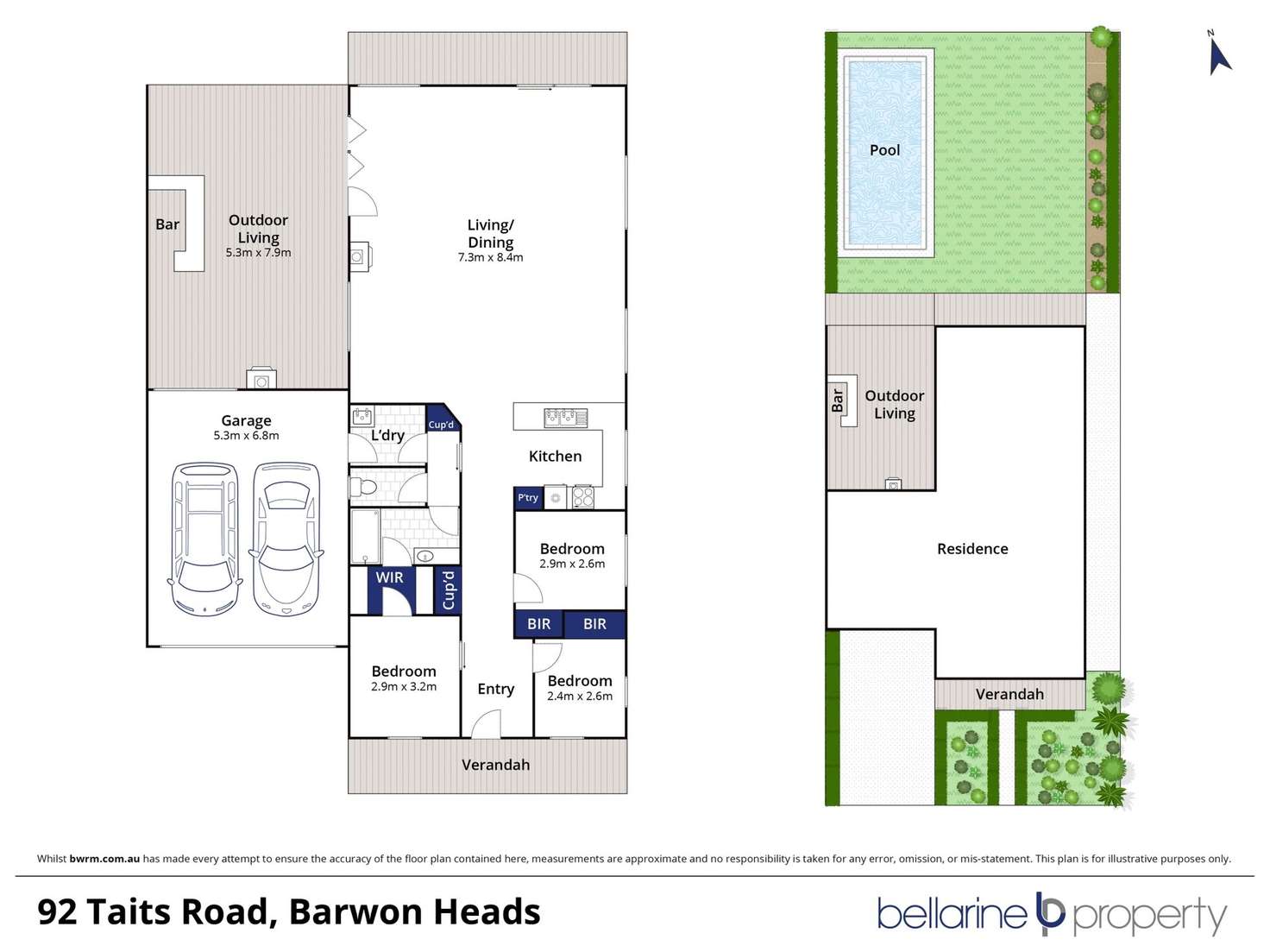Floorplan of Homely house listing, 92 Taits Road, Barwon Heads VIC 3227