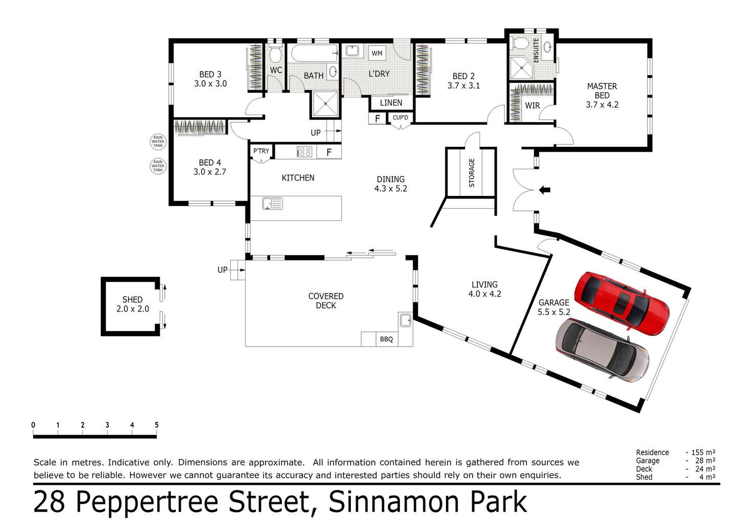 Floorplan of Homely house listing, 28 Peppertree Street, Sinnamon Park QLD 4073