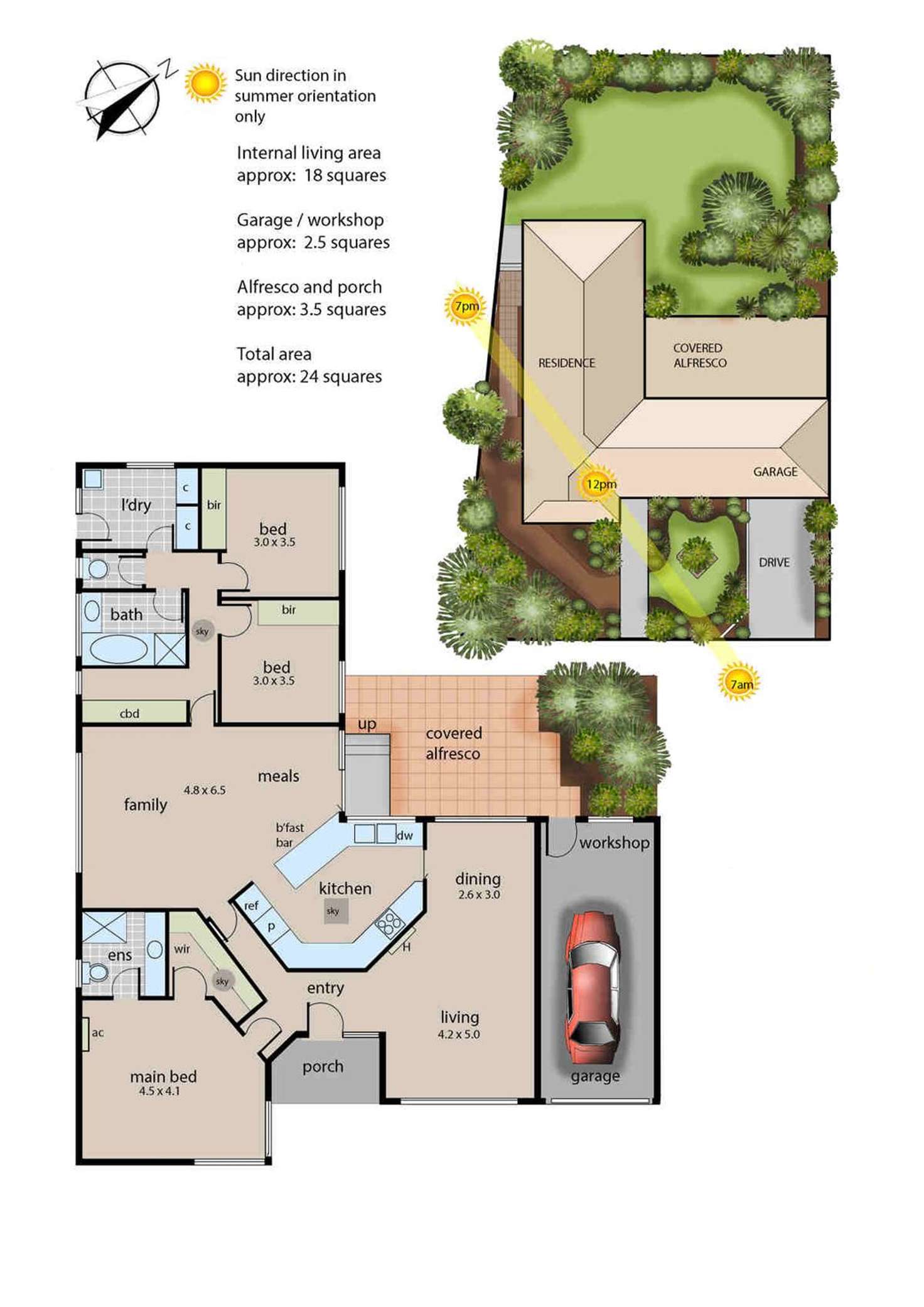 Floorplan of Homely house listing, 3 Carrum Bella Drive, Carrum Downs VIC 3201
