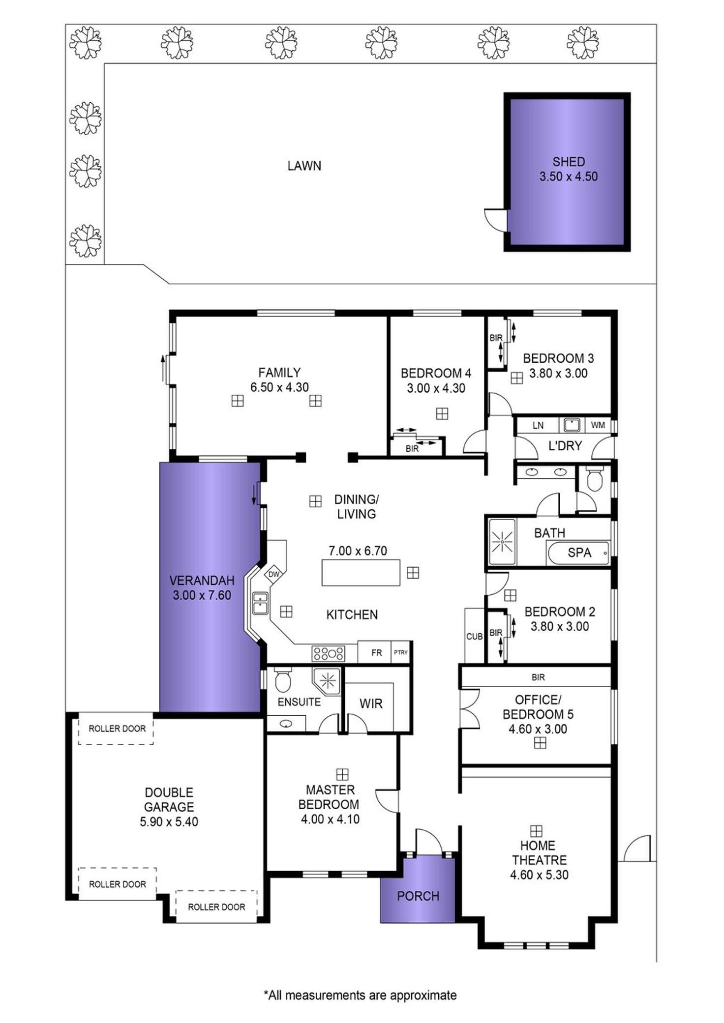 Floorplan of Homely house listing, 4 Pomarine Street, Mawson Lakes SA 5095