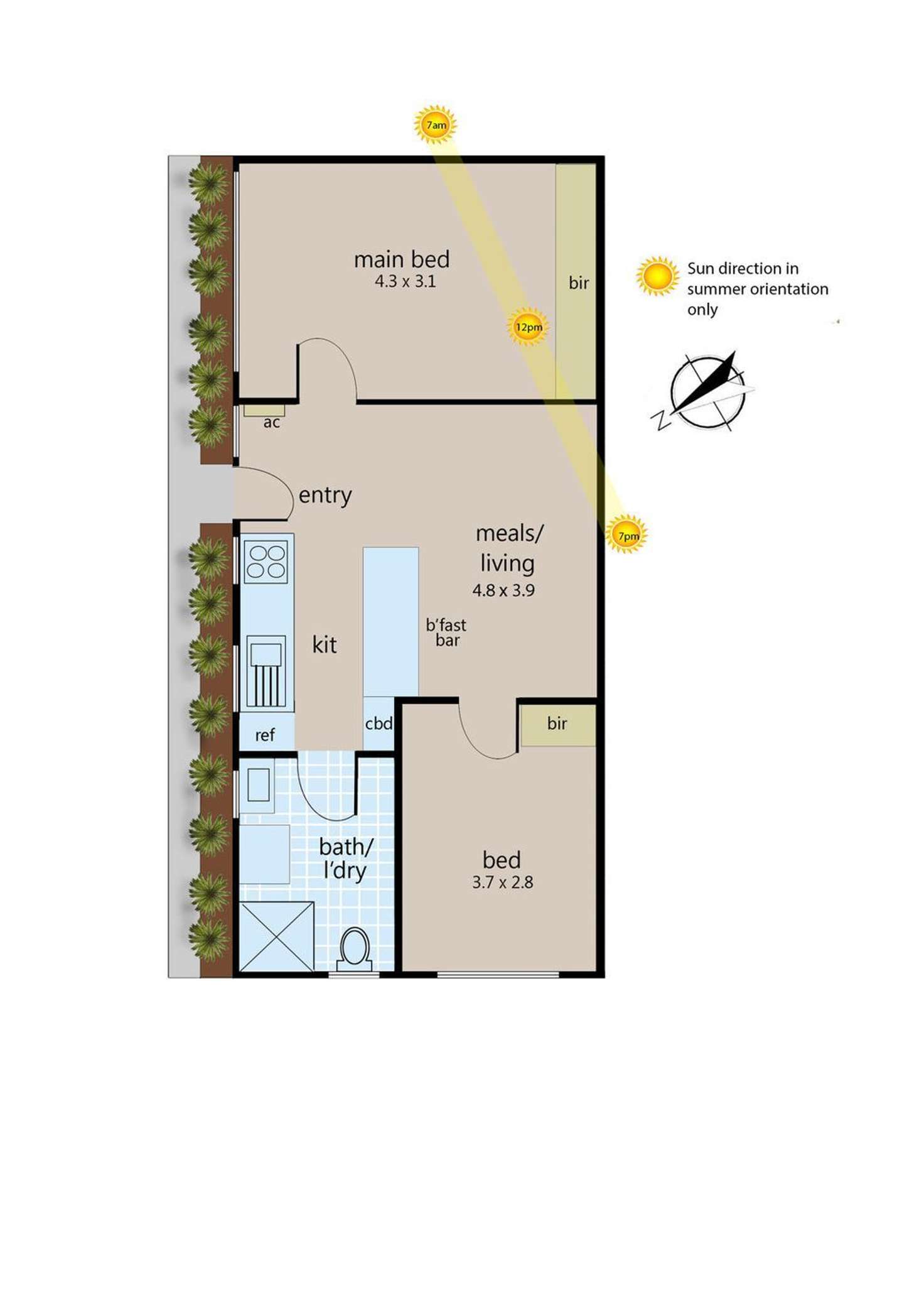 Floorplan of Homely unit listing, 9/1-3 Skye Road, Frankston VIC 3199