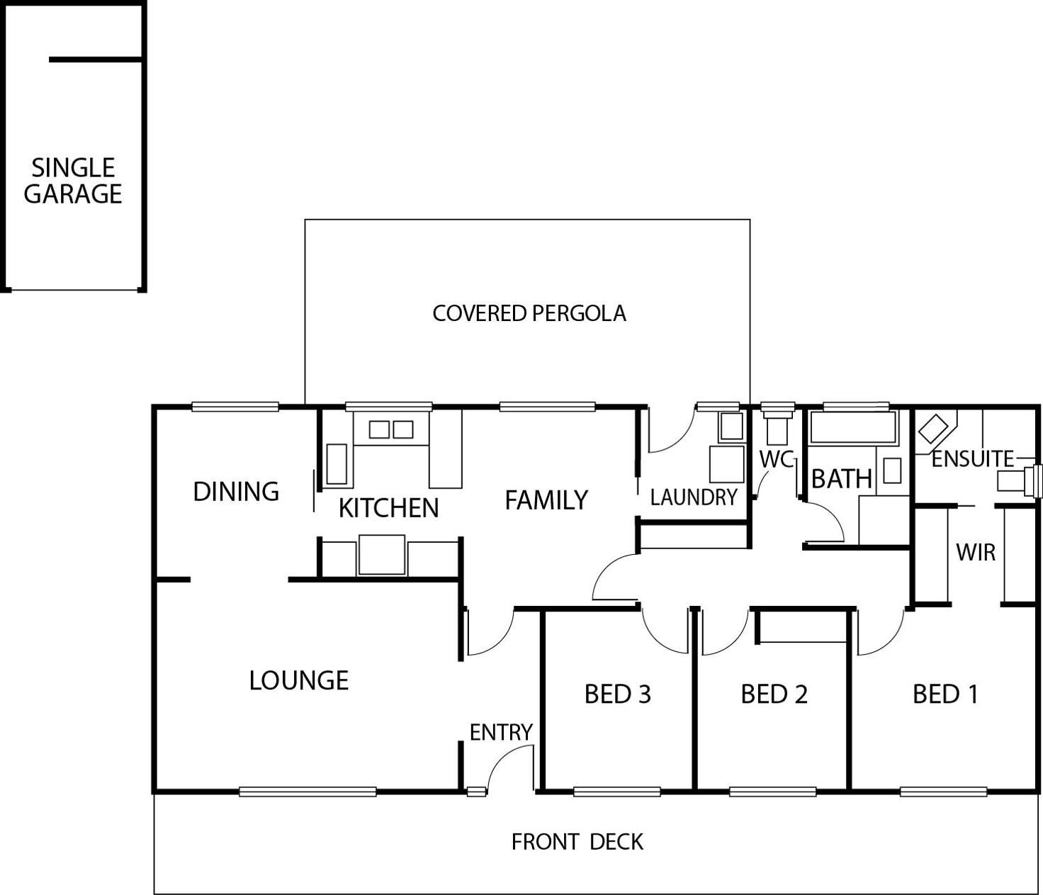 Floorplan of Homely house listing, 59 Clare Dennis Avenue, Gordon ACT 2906