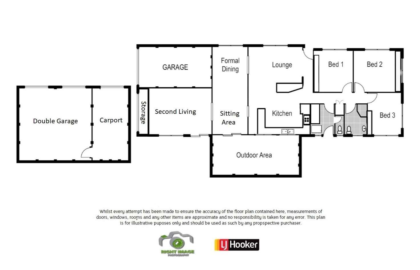 Floorplan of Homely house listing, 22 Slocomb Street, Avenell Heights QLD 4670