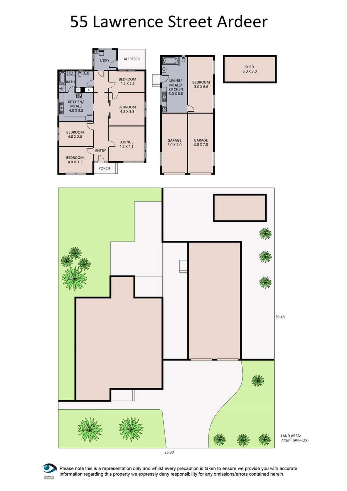 Floorplan of Homely house listing, 55 Lawrence Street, Ardeer VIC 3022