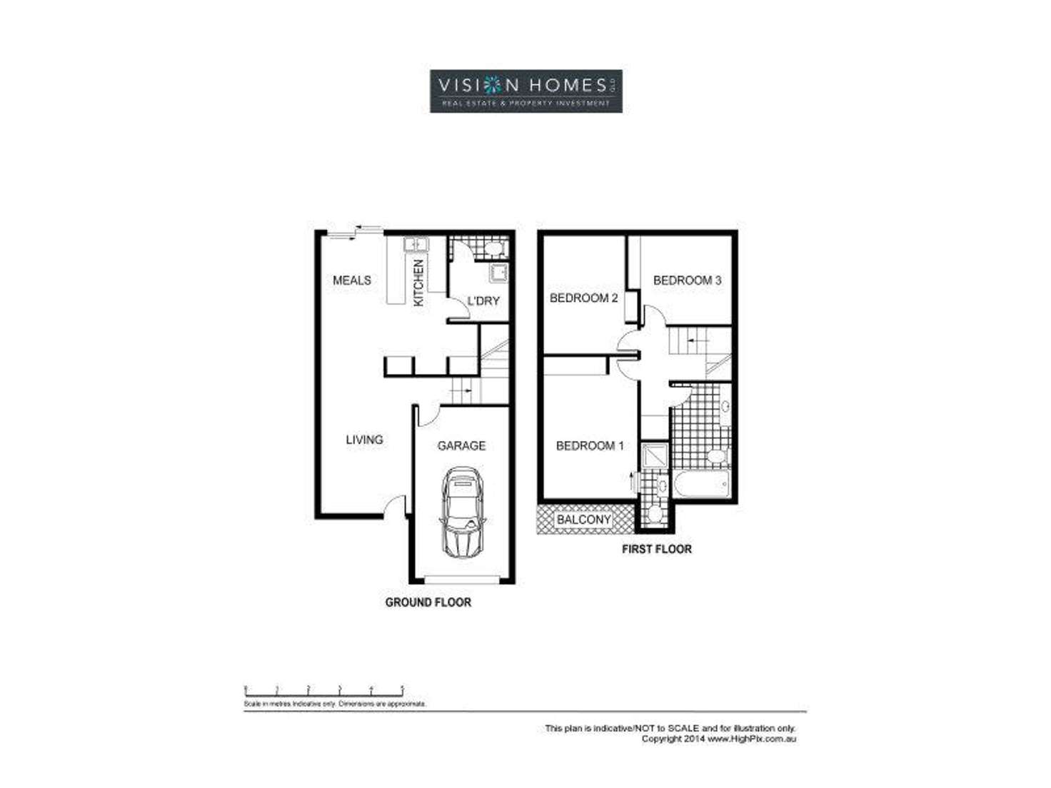 Floorplan of Homely townhouse listing, 8/17 Fleet Street, Browns Plains QLD 4118