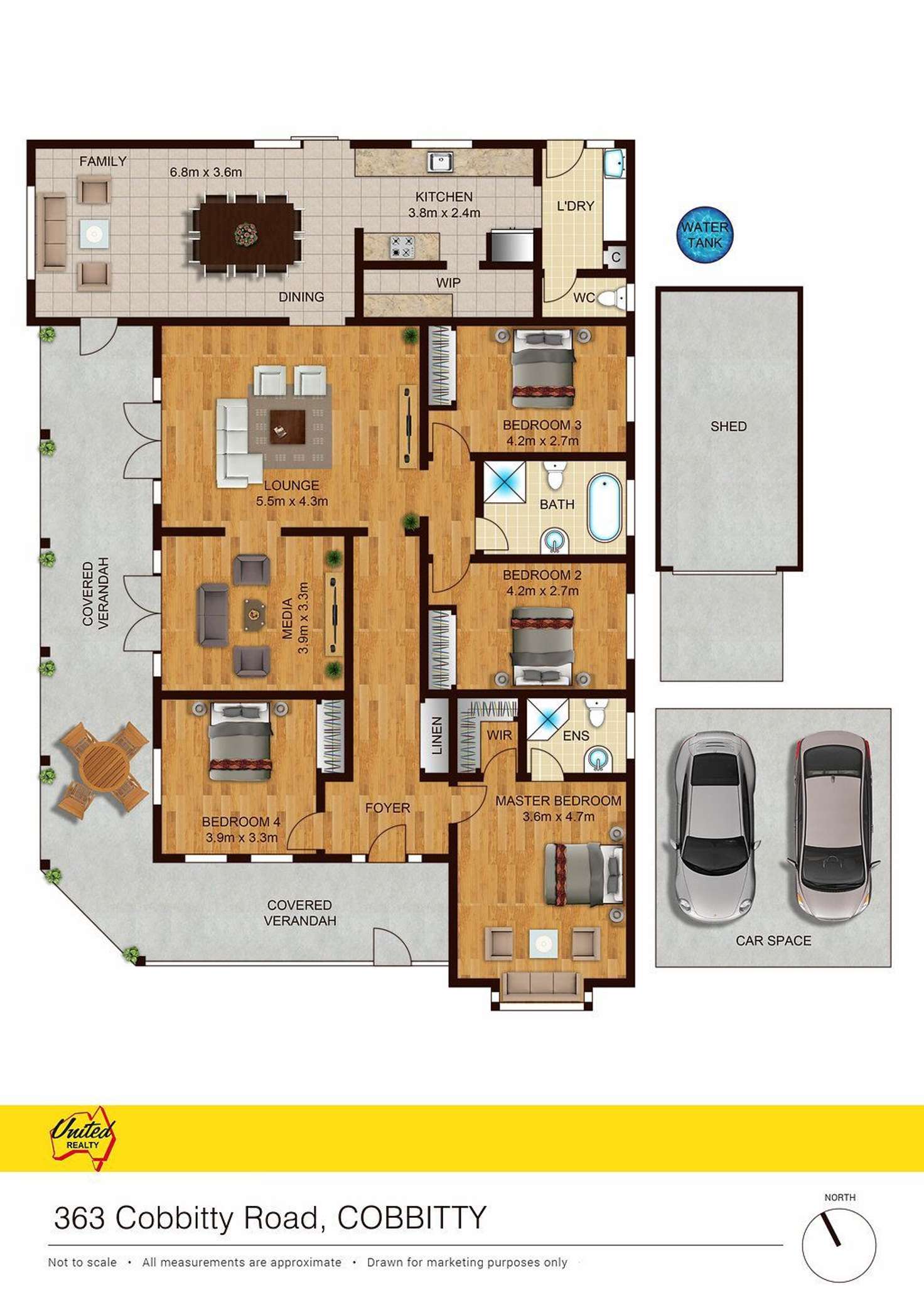 Floorplan of Homely house listing, 363 Cobbitty Road, Cobbitty NSW 2570
