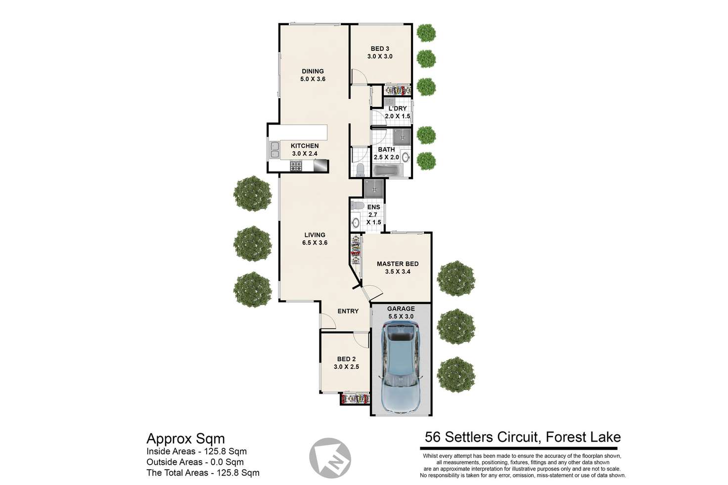 Floorplan of Homely house listing, 56 Settlers Circuit, Forest Lake QLD 4078