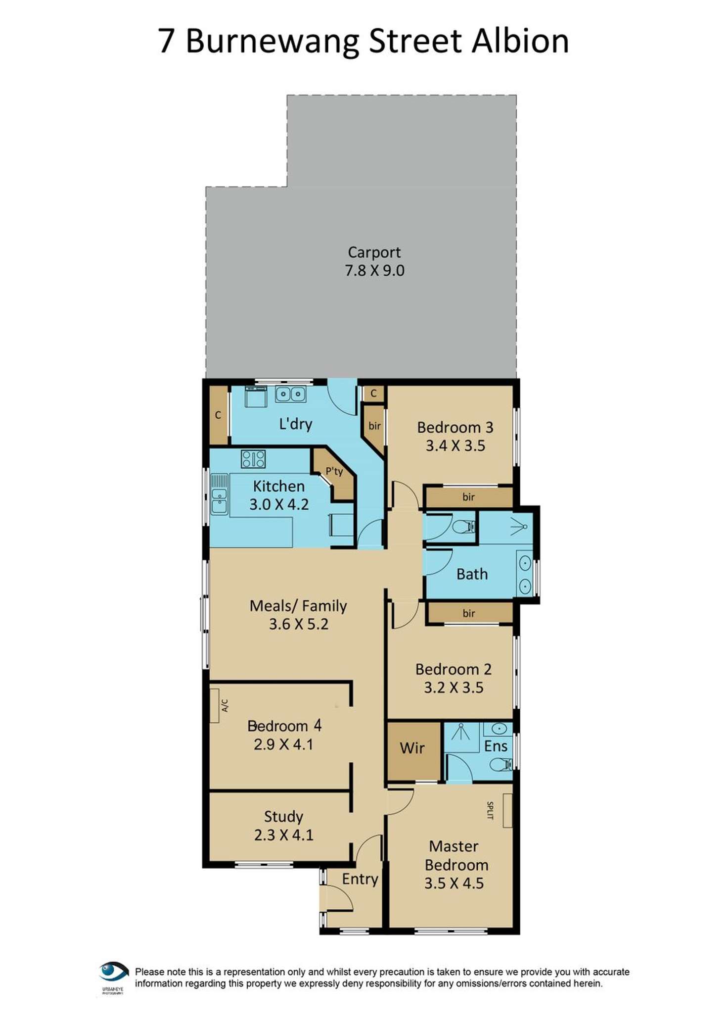 Floorplan of Homely house listing, 7 Burnewang Street, Albion VIC 3020