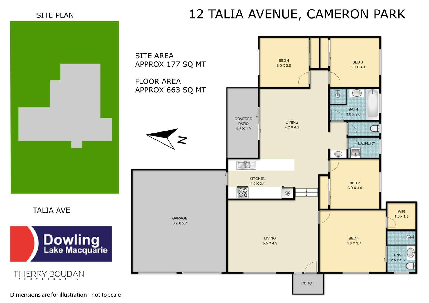 Floorplan of Homely house listing, 12 Talia Avenue, Cameron Park NSW 2285
