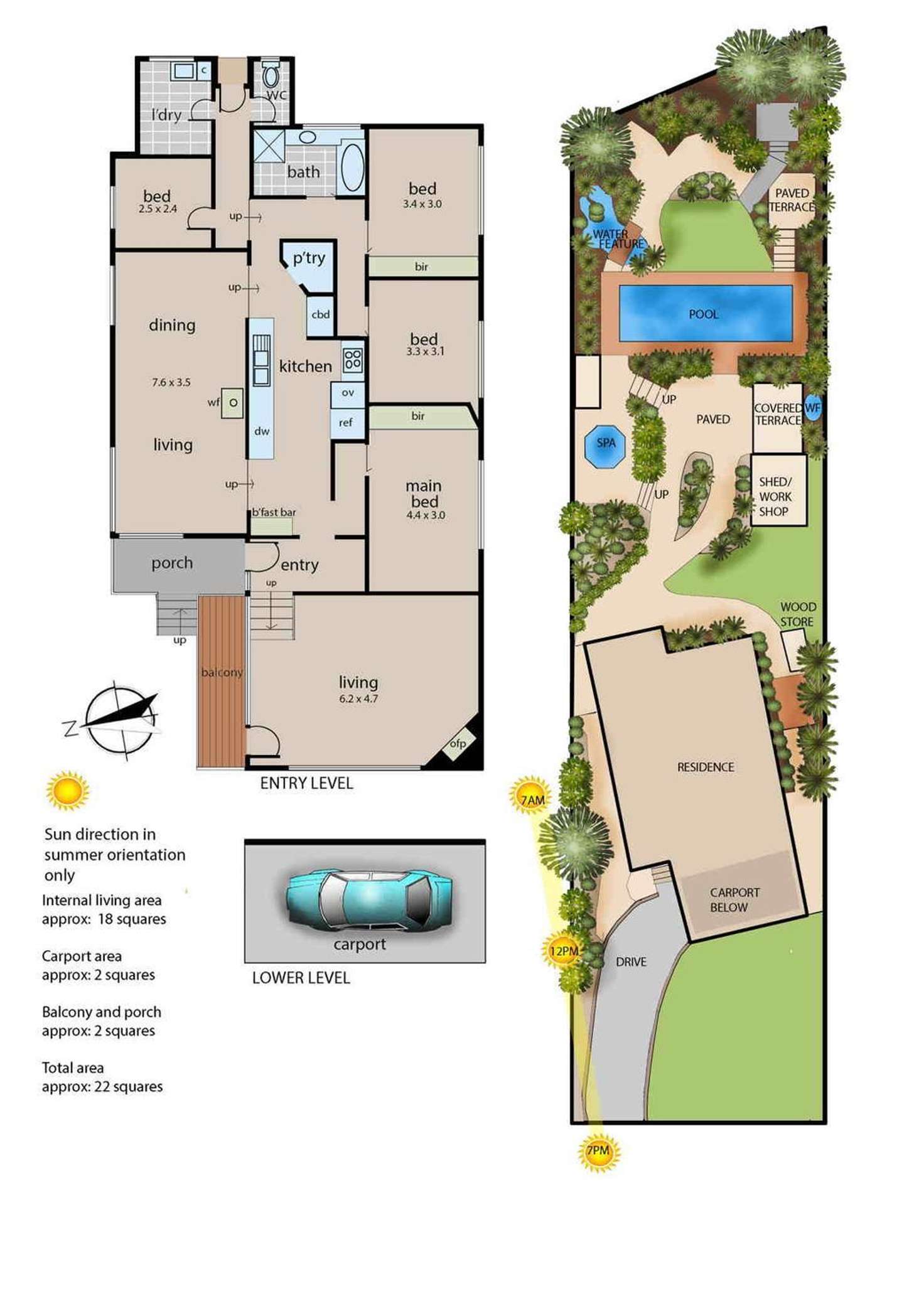 Floorplan of Homely house listing, 45 Helvetia Court, Frankston VIC 3199
