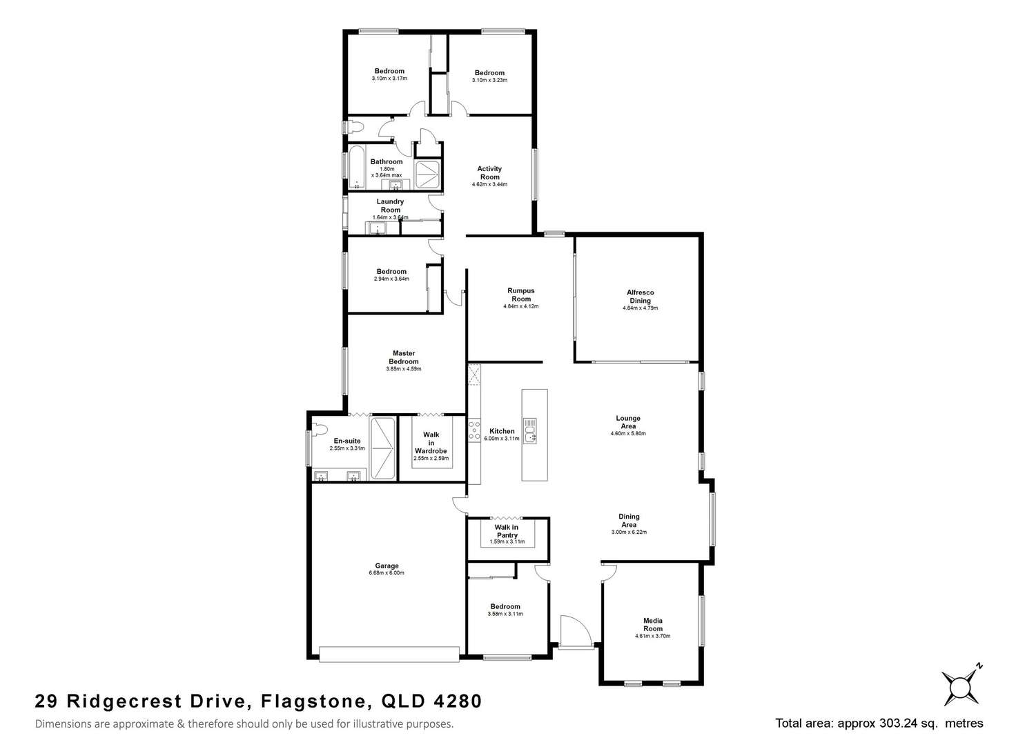 Floorplan of Homely house listing, 29 Ridgecrest Drive, Jimboomba QLD 4280