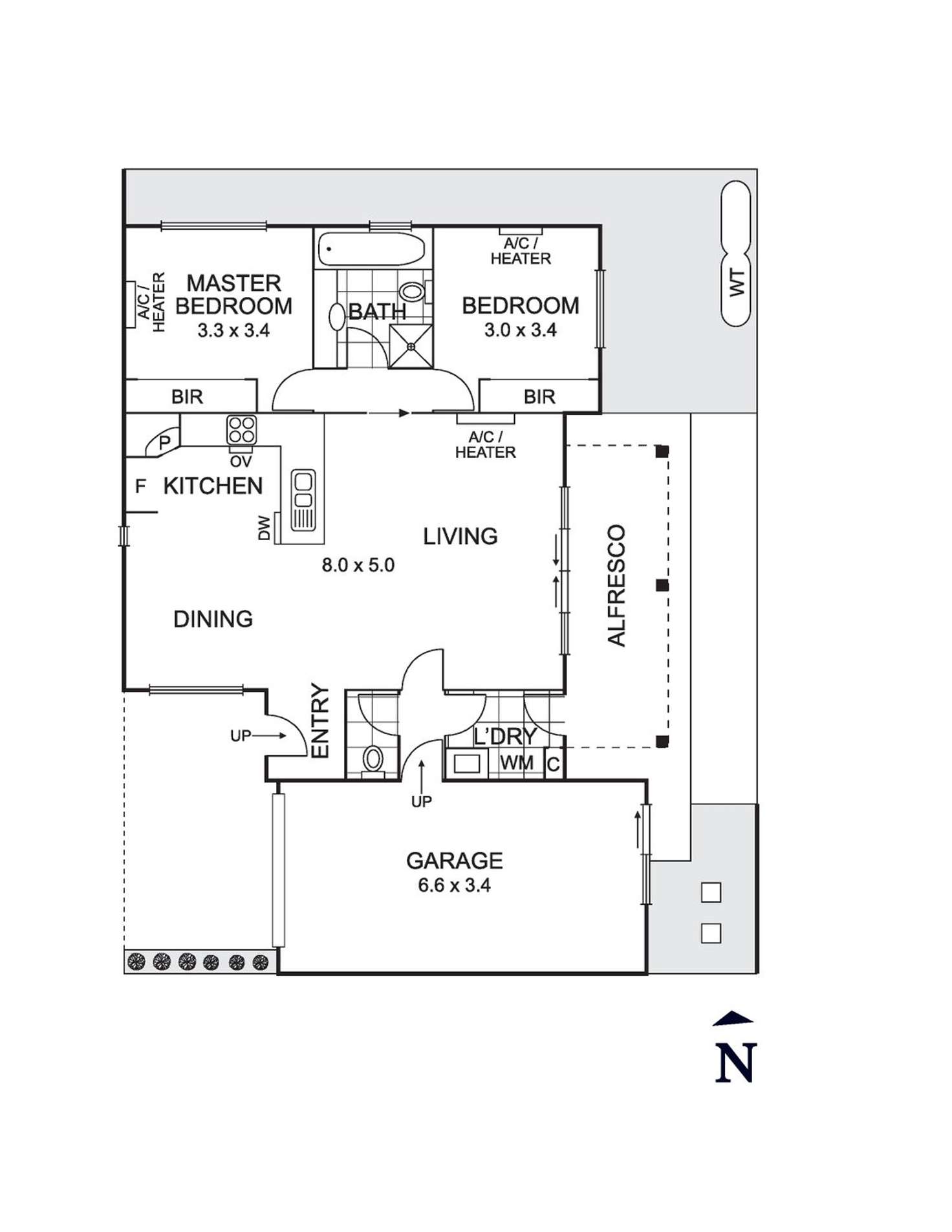 Floorplan of Homely unit listing, 3/30 Bowes Avenue, Airport West VIC 3042