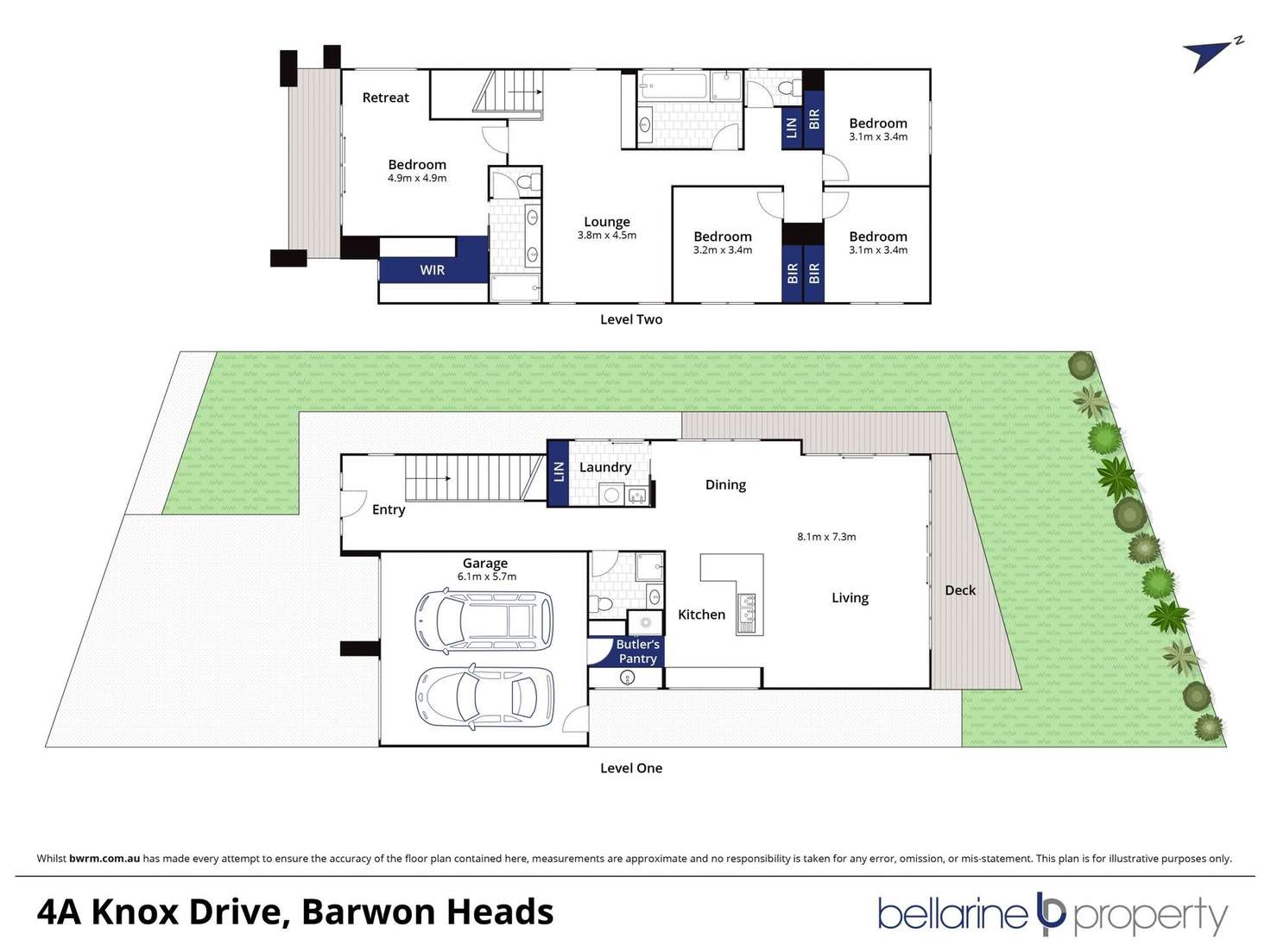 Floorplan of Homely house listing, 4a Knox Drive, Barwon Heads VIC 3227