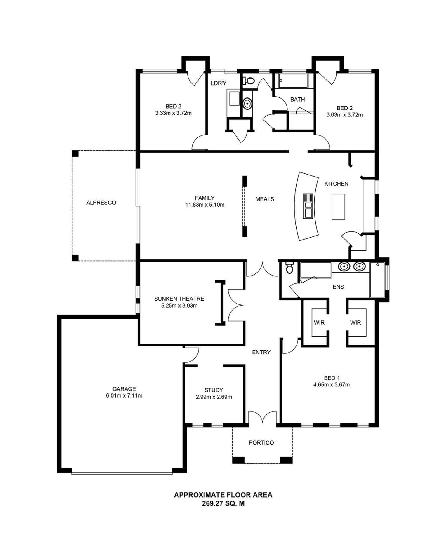 Floorplan of Homely house listing, 66 Flecker Promenade, Aveley WA 6069