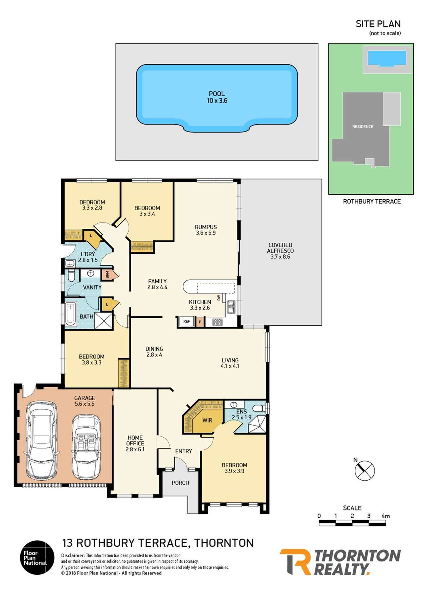 Floorplan of Homely house listing, 13 Rothbury Terrace, Thornton NSW 2322