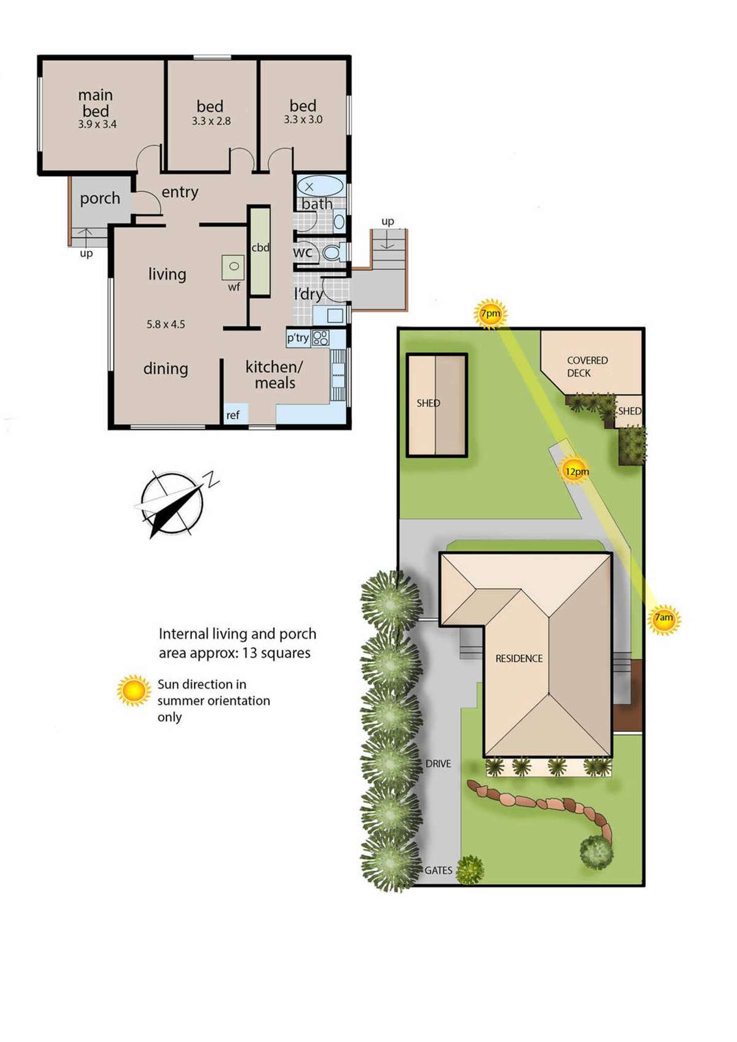 Floorplan of Homely house listing, 16 Jenkens Street, Frankston North VIC 3200