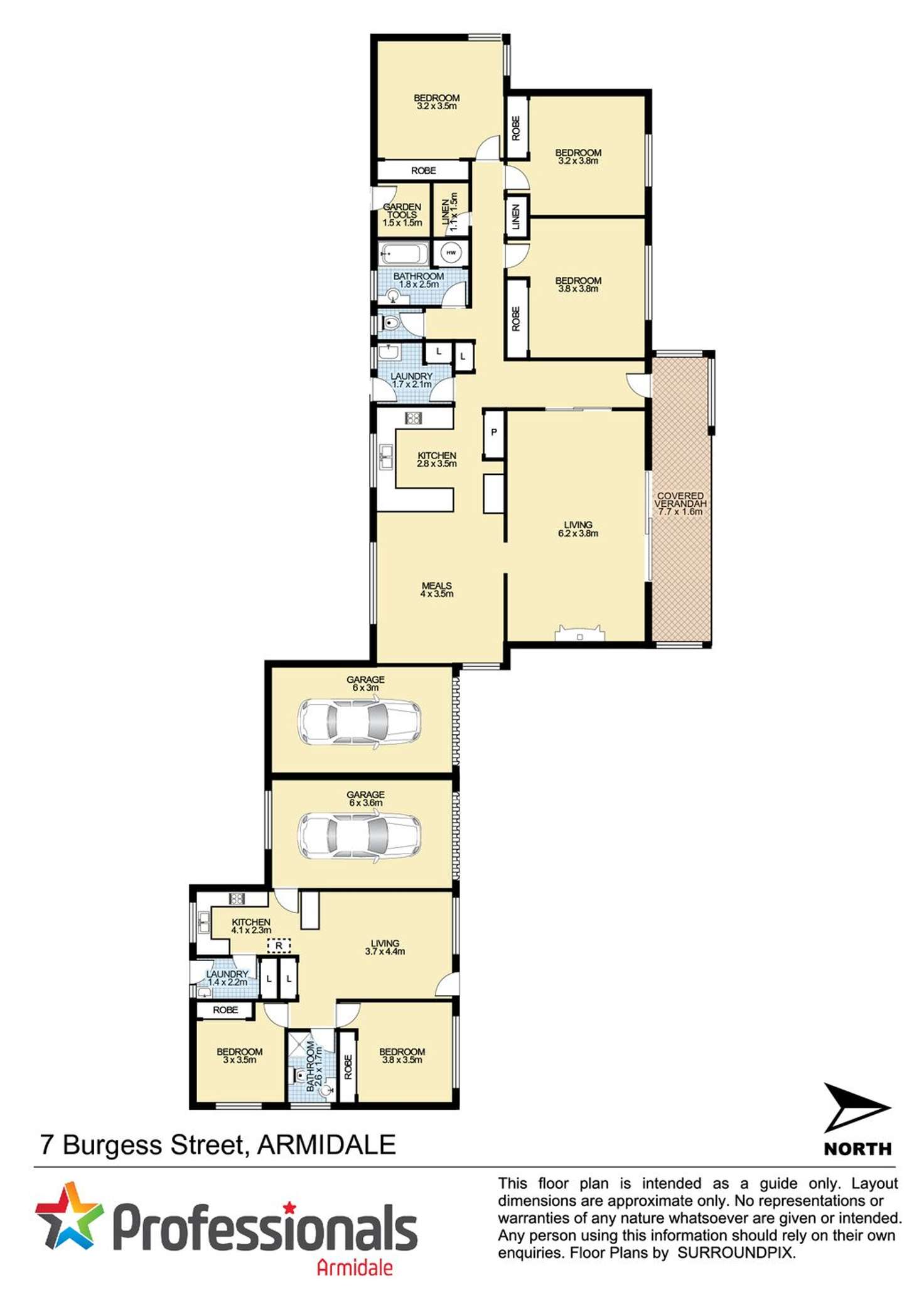 Floorplan of Homely house listing, 7 Burgess Street, Armidale NSW 2350