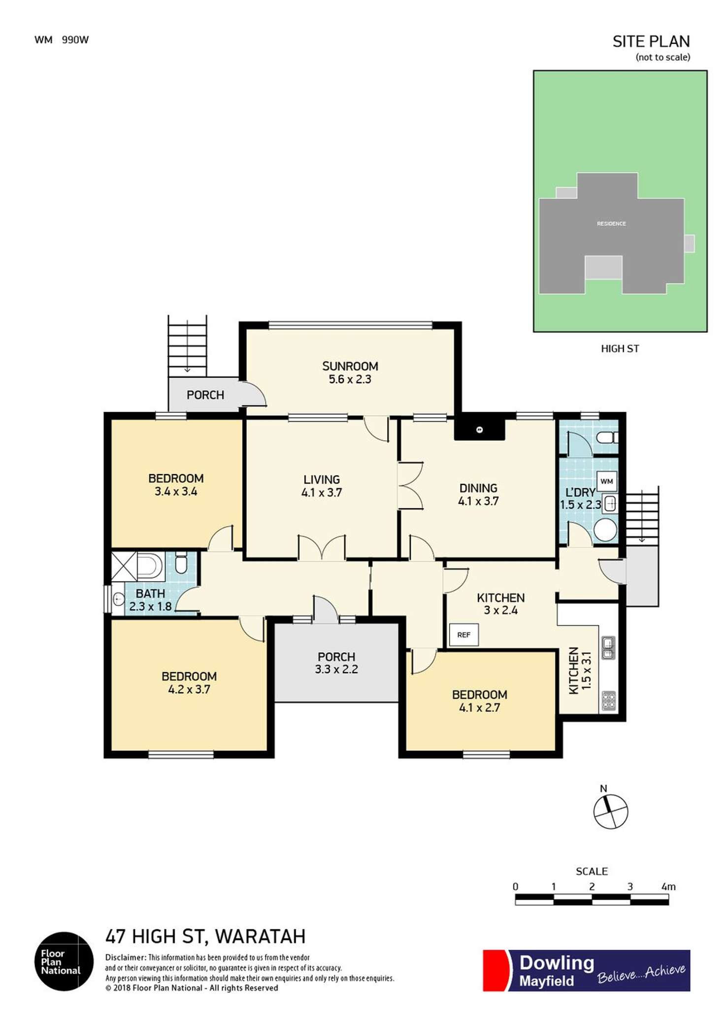 Floorplan of Homely house listing, 47 High Street, Waratah NSW 2298