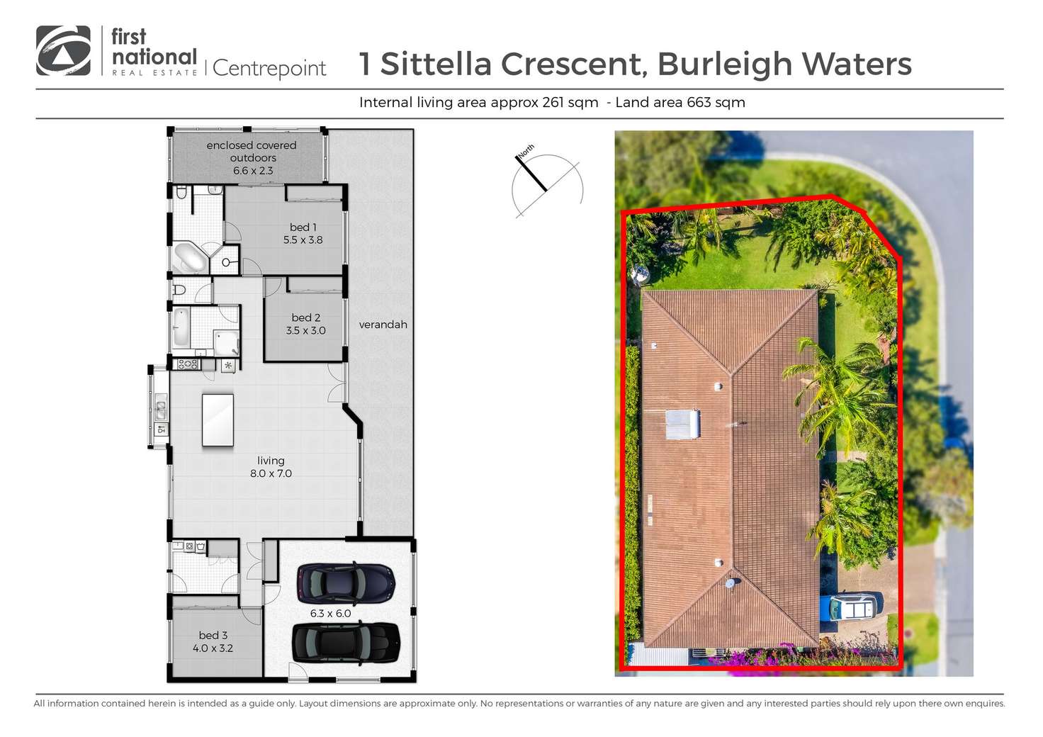 Floorplan of Homely house listing, 1 Sittella Crescent, Burleigh Waters QLD 4220
