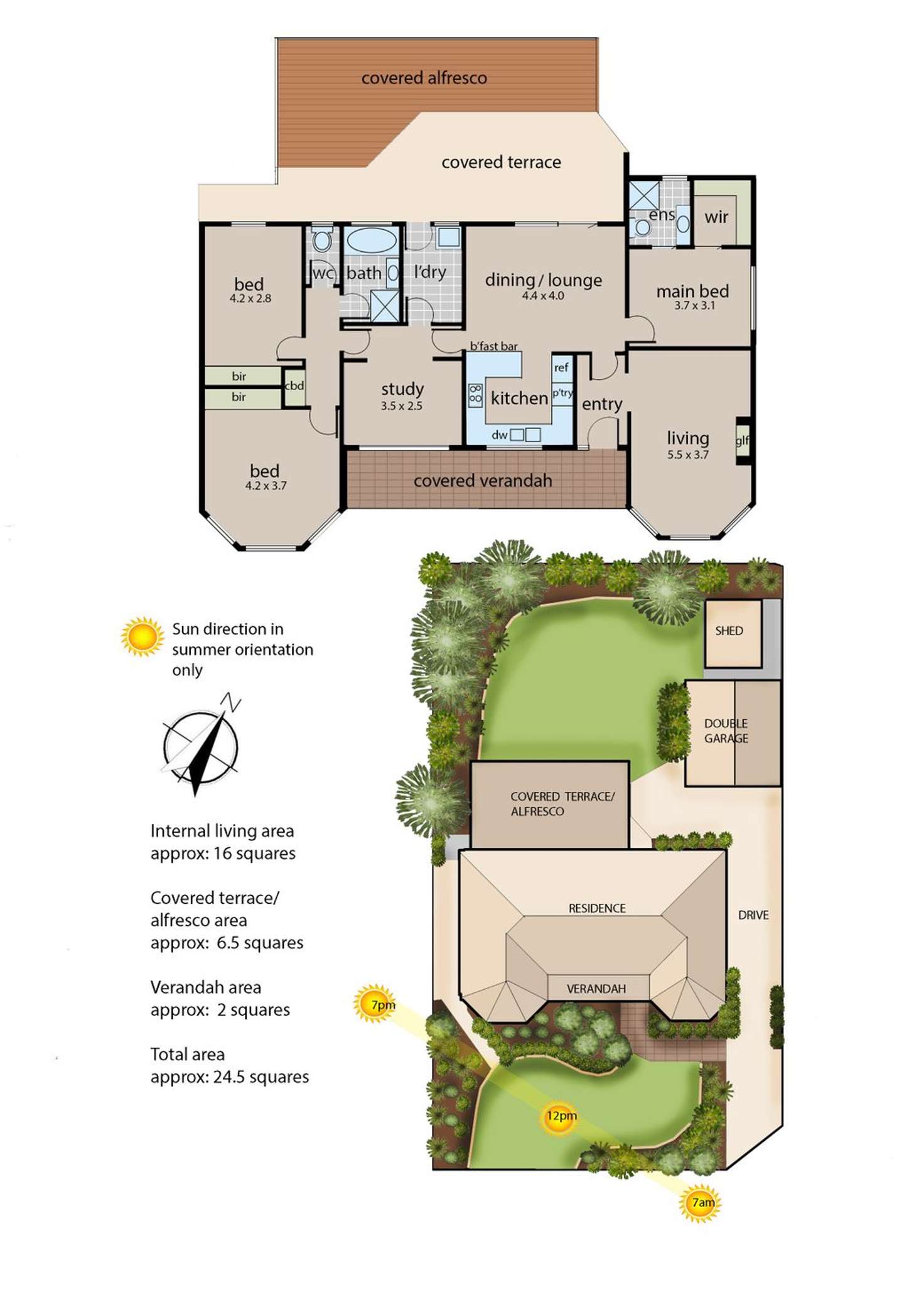 Floorplan of Homely house listing, 5 Birch Court, Langwarrin VIC 3910