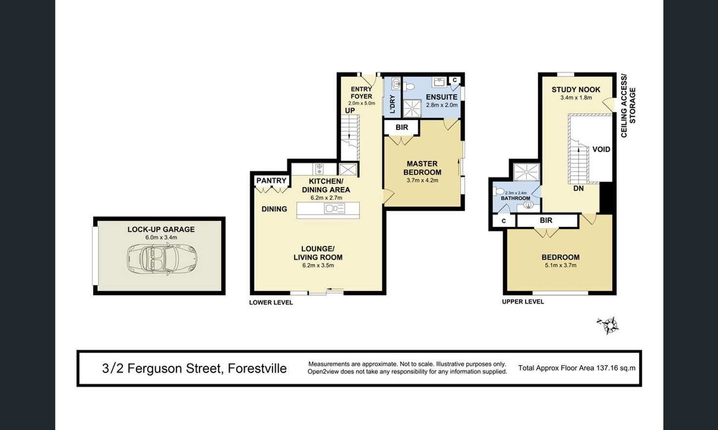 Floorplan of Homely townhouse listing, 3/2 Ferguson Street, Forestville NSW 2087