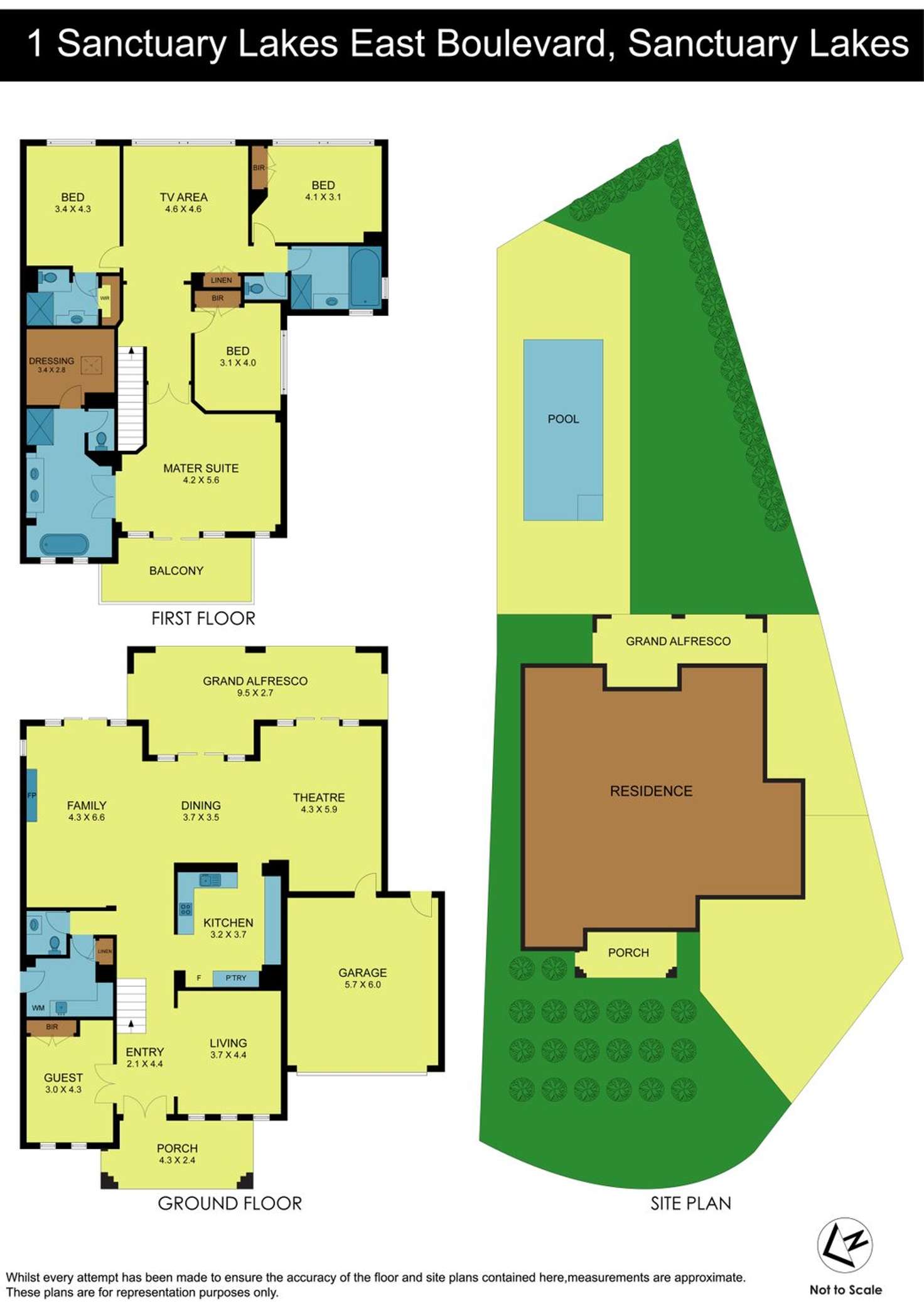 Floorplan of Homely house listing, 1 Sanctuary Lakes East Boulevard, Sanctuary Lakes VIC 3030
