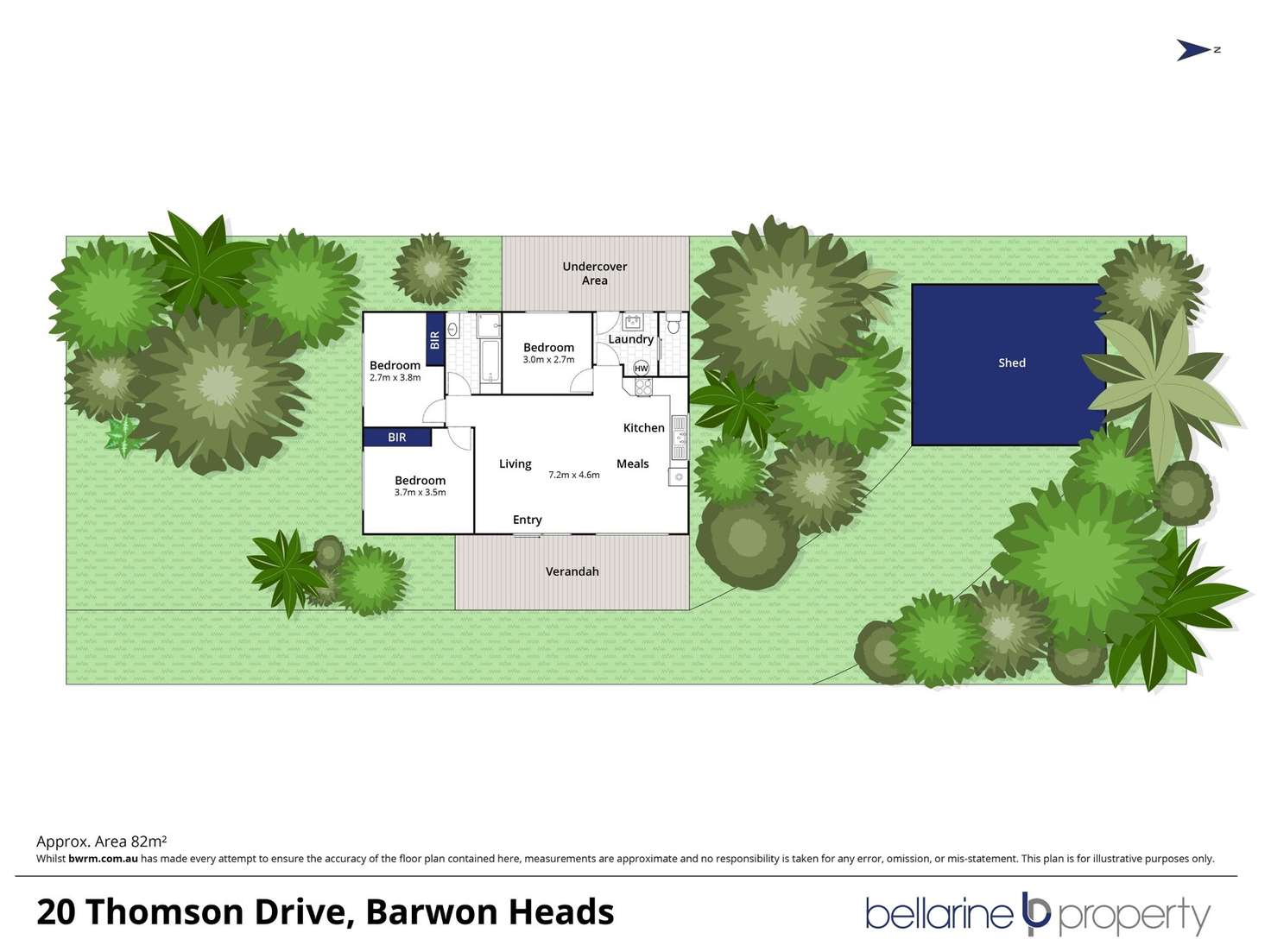 Floorplan of Homely house listing, 20 Thomson Drive, Barwon Heads VIC 3227