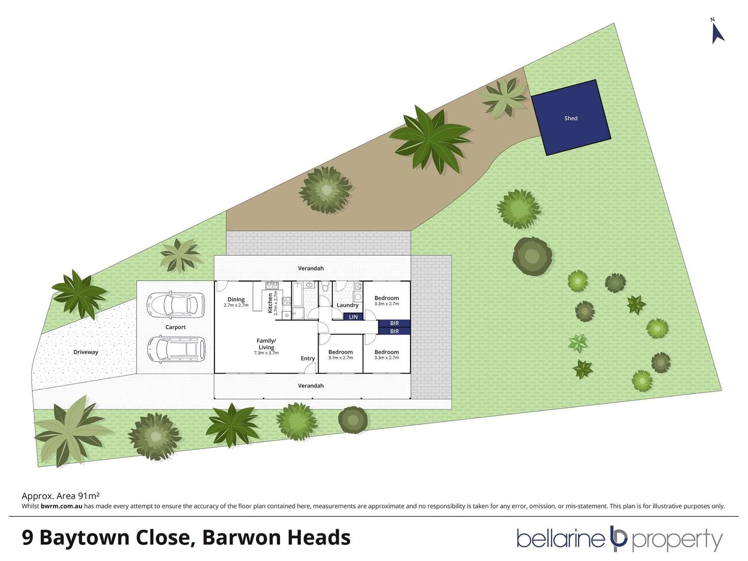 Floorplan of Homely house listing, 9 Baytown Close, Barwon Heads VIC 3227