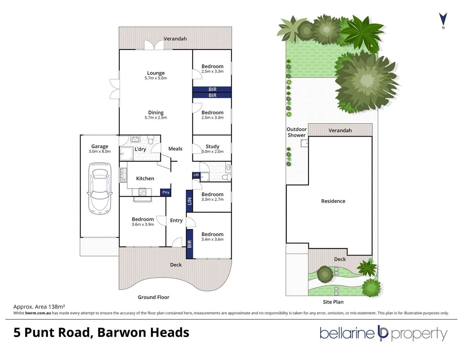 Floorplan of Homely house listing, 5 Punt Road, Barwon Heads VIC 3227