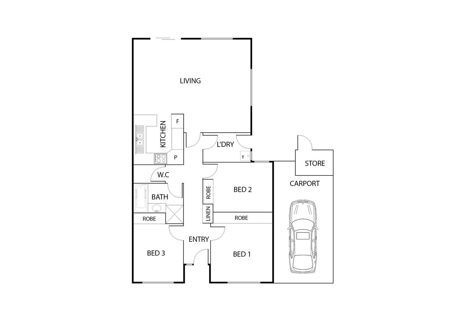 Floorplan of Homely house listing, 13 Langlands Close, Calwell ACT 2905