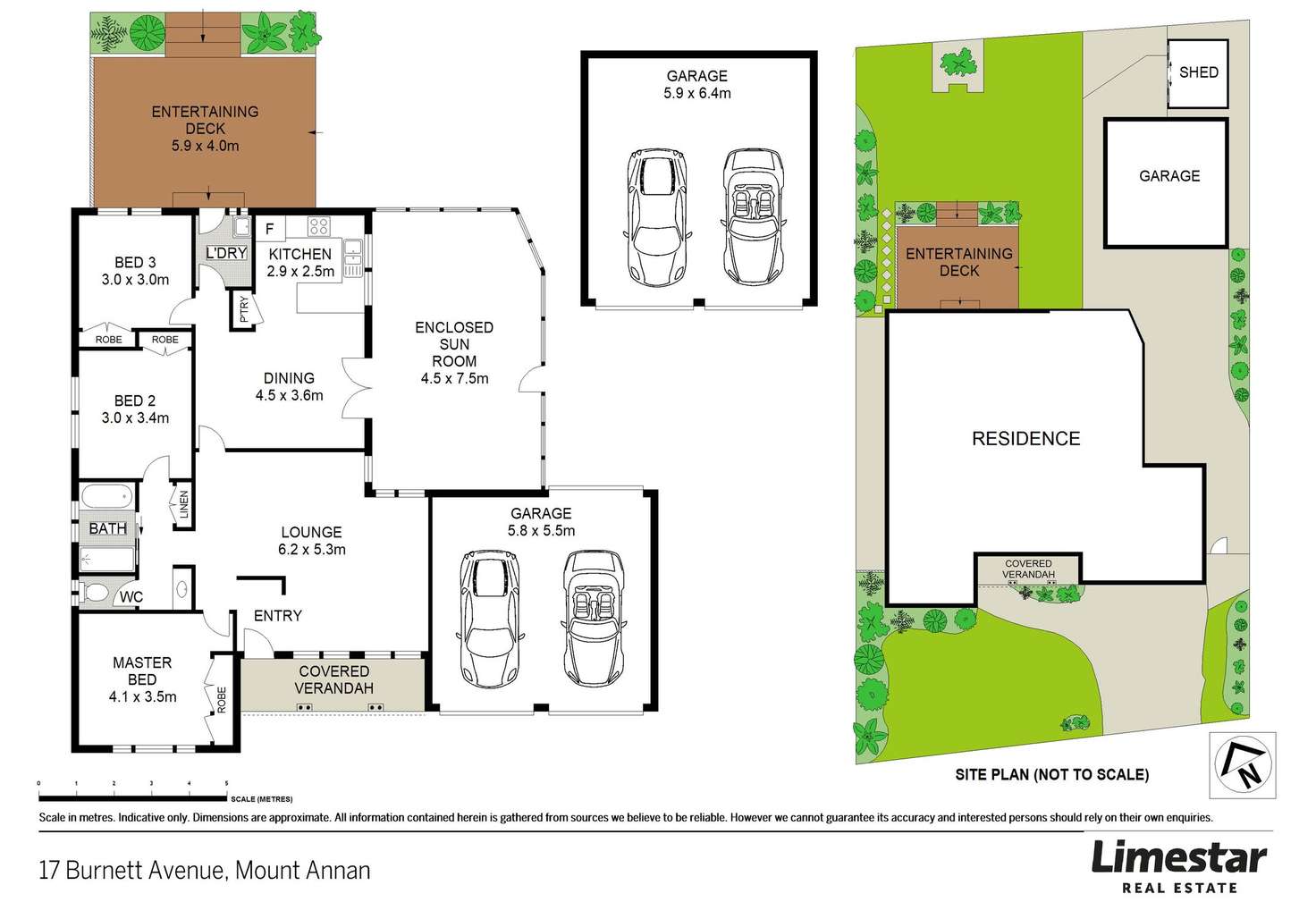 Floorplan of Homely house listing, 17 Burnett Ave, Mount Annan NSW 2567